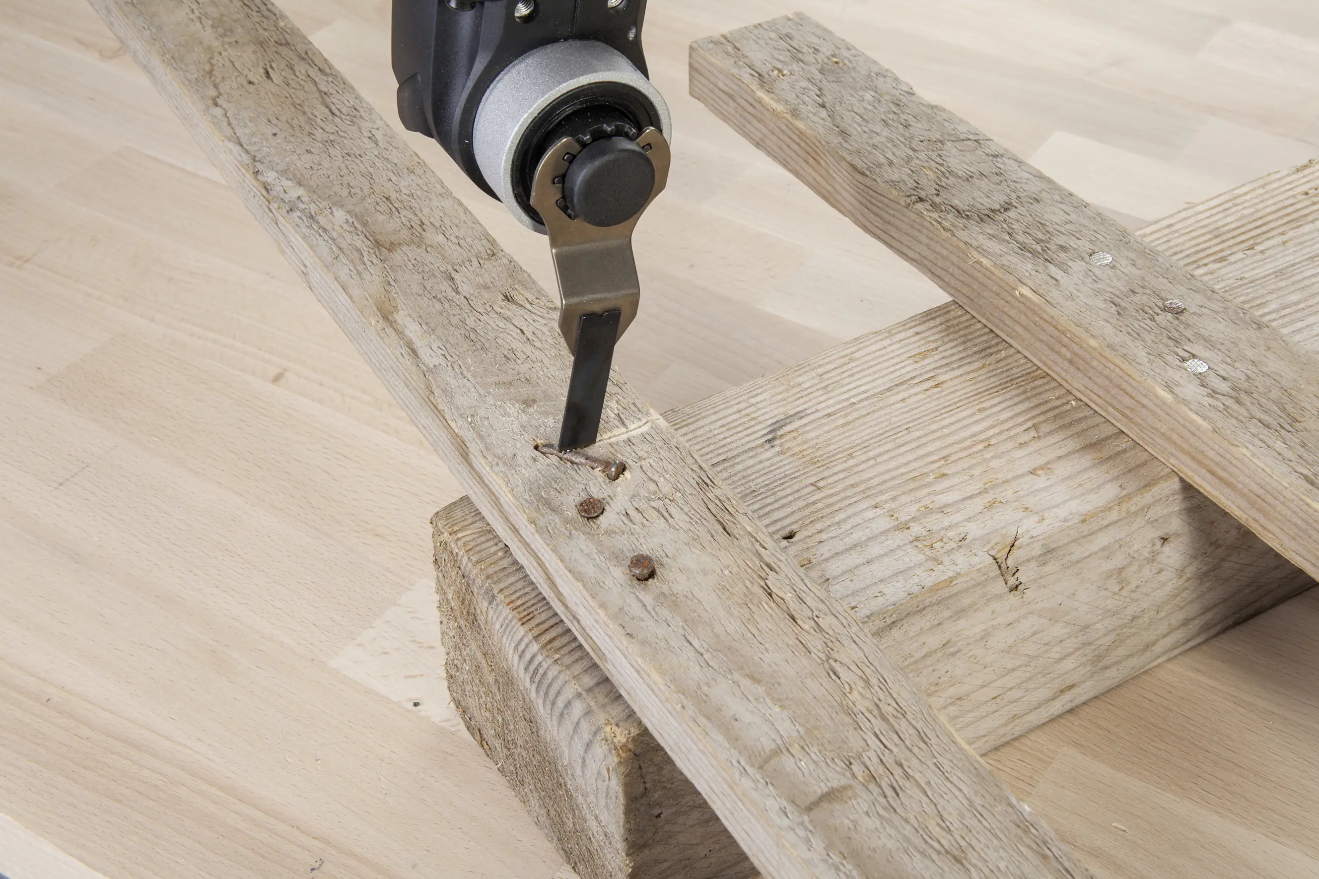 Wolfcraft Tauchsägeblatt Bimetall 10 mm für Holz/Metall Bosch PMF