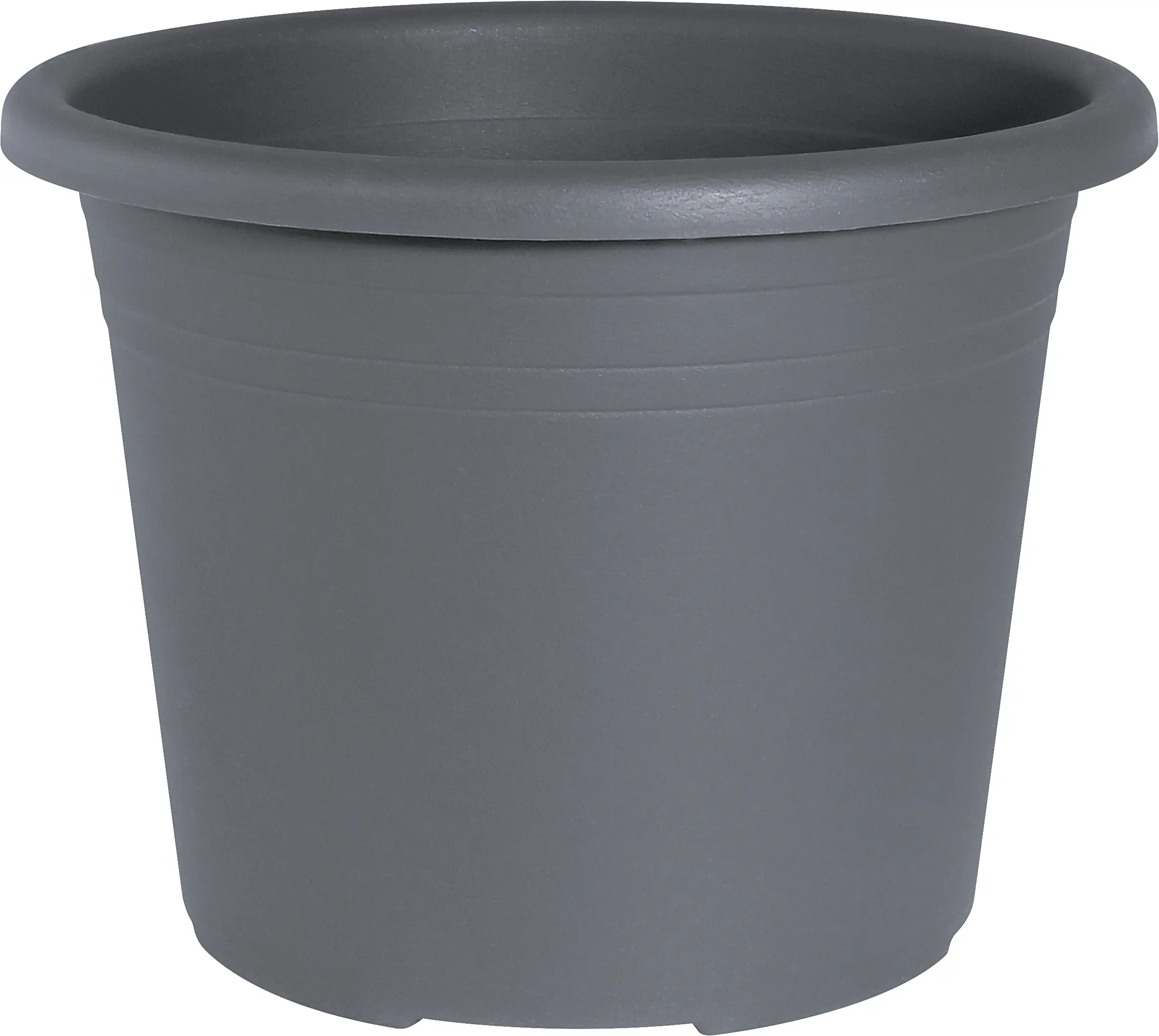 Geli Pflanztopf Cylindro Kunststoff anthrazit Ø 30 x 23 cm 