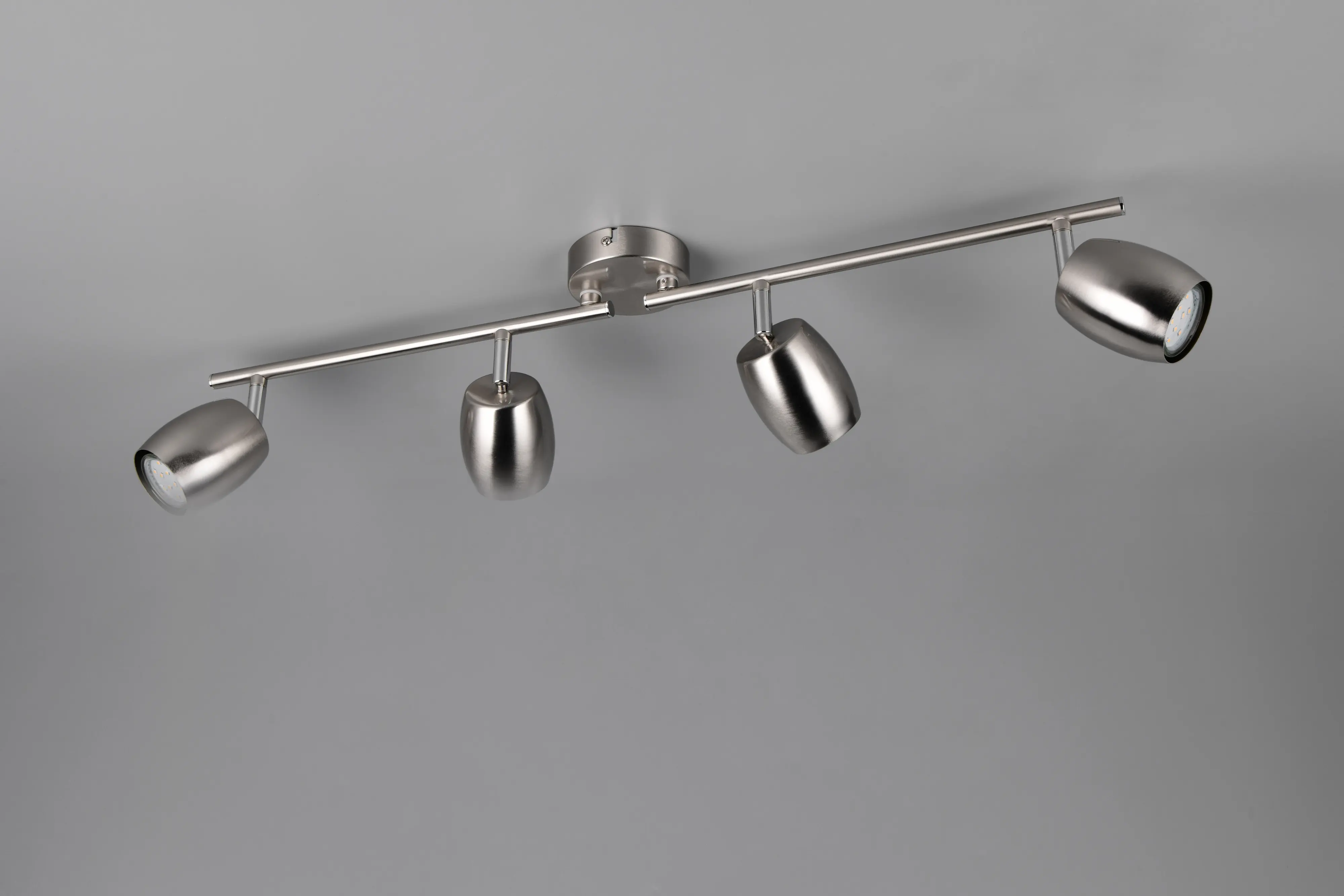 Reality Deckenstrahler 4er Spot Nancy GU10 nickel matt Reality Deckenstrahler 4er Spot Nancy GU10 nickel matt