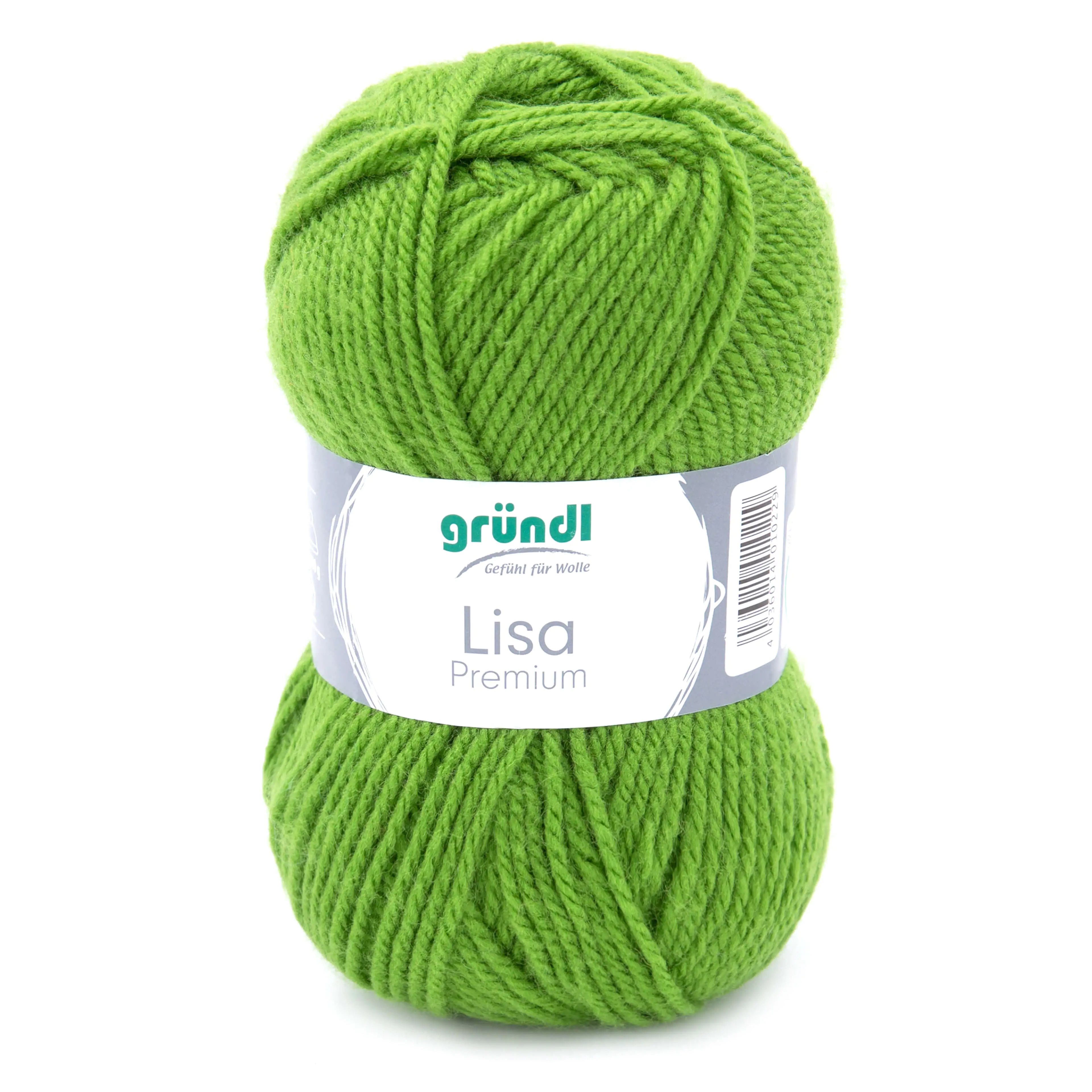 Gründl Wolle Lisa Premium uni 50 g maigrün