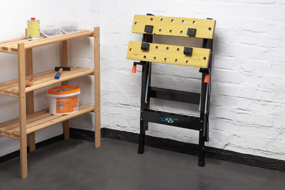 TrendLine Werk-Spanntisch klappbar 60,5 x 64 x 78 cm max. 100 kg TrendLine Werk-Spanntisch klappbar 60,5 x 64 x 78 cm max. 100 kg