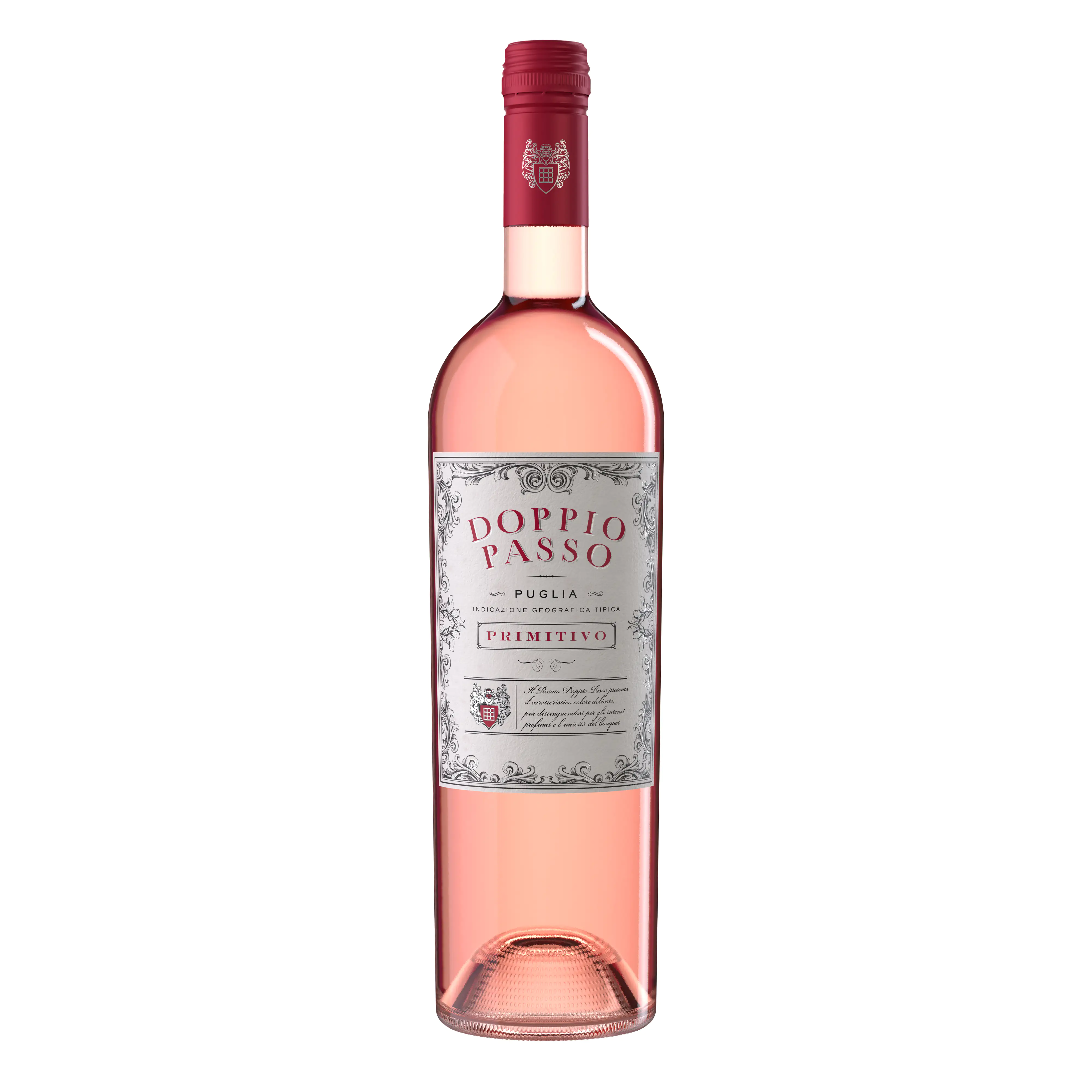 Doppio Passo Rosé Rosato Primitivo halbtrocken Italien 1 x 0,75 L