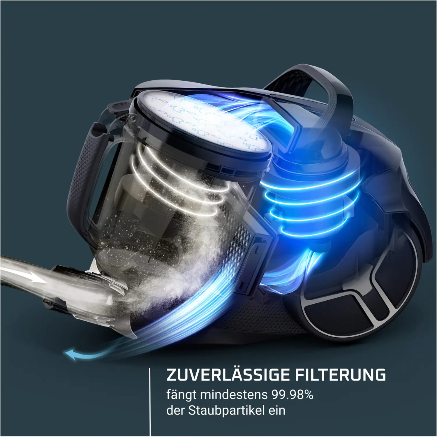 Rowenta Staubsauger RO4B30 900 Watt, beutellos, Parkettdüse