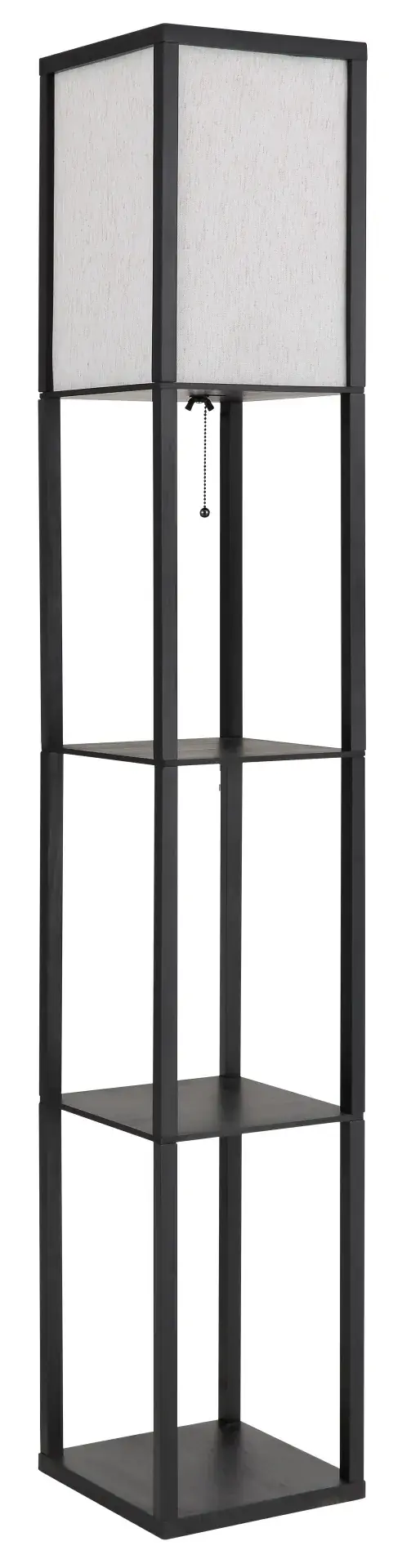 Globo Stehleuchte Tabitha E27 bis 60 W 159 cm schwarz