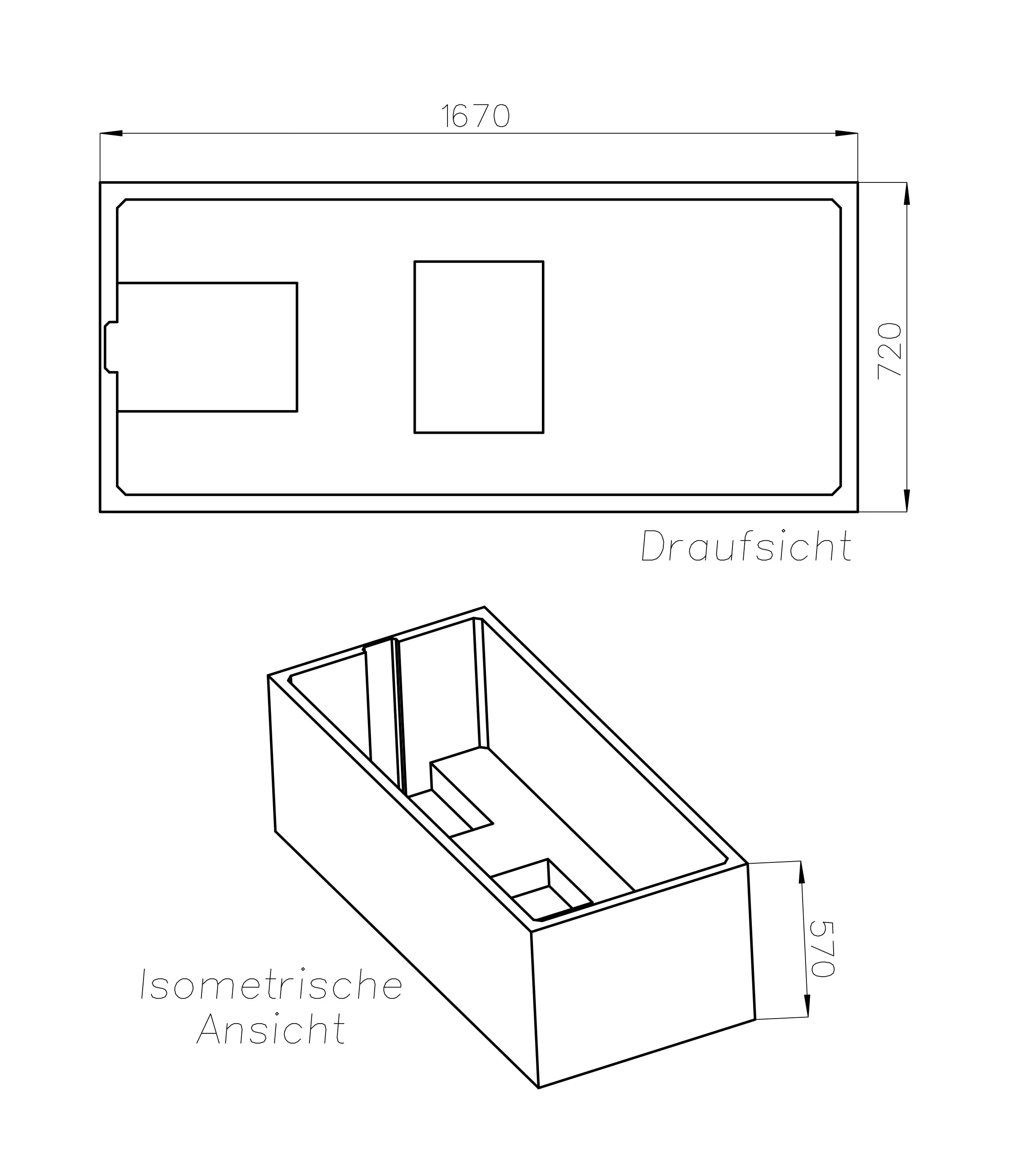 Ottofond Wannenträger Braga 1670 x 720 mm Ottofond Wannenträger Braga 1670 x 720 mm