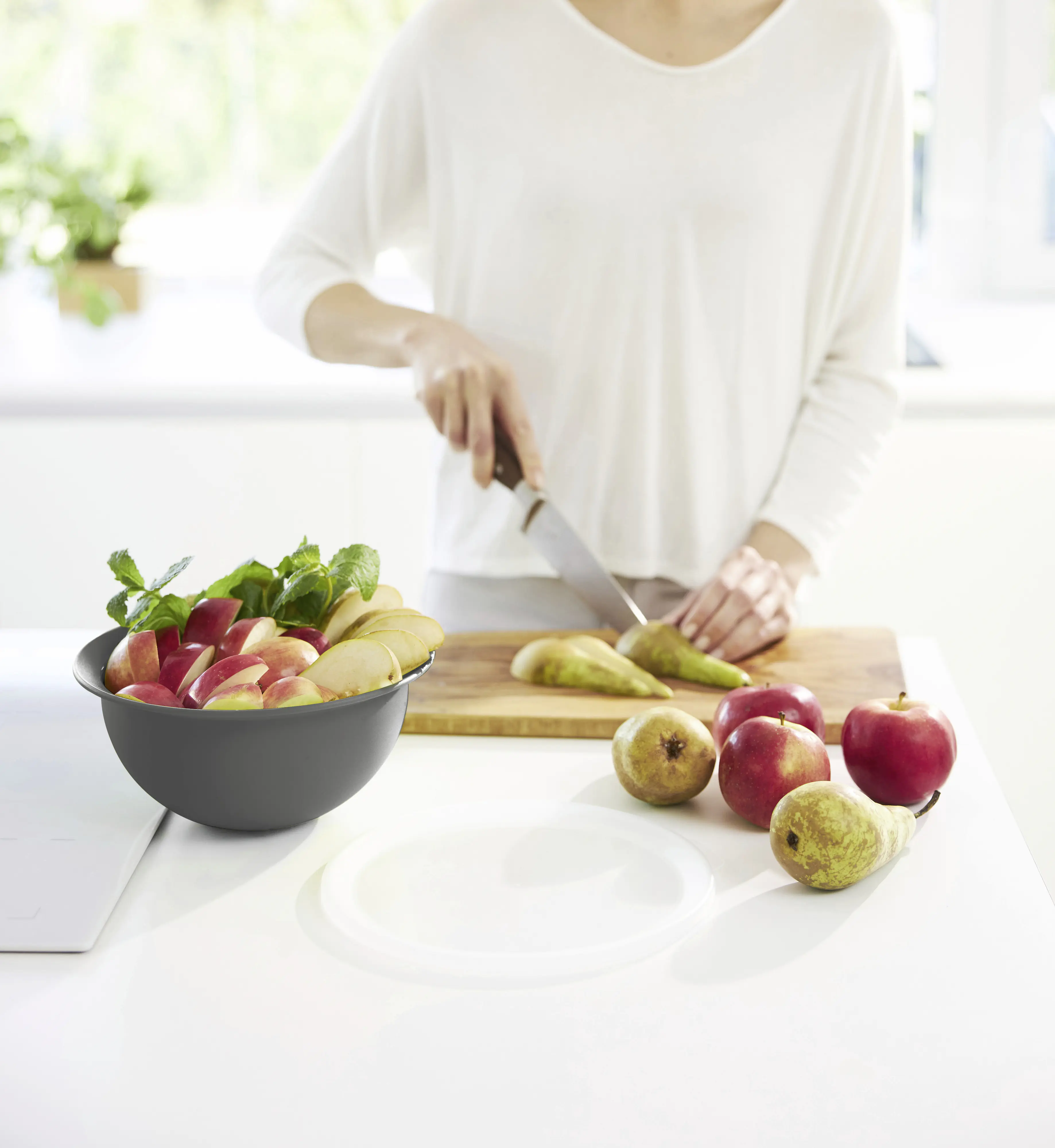 Rotho Schüssel + Deckel Caruba 3 L schwarz