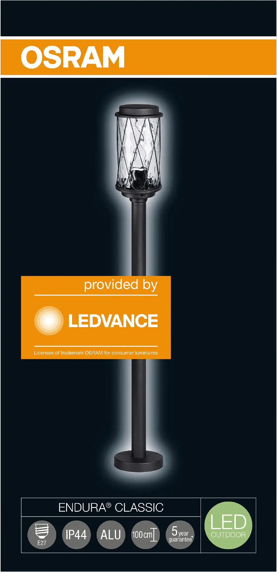 Ledvance Außenleuchte Endura Classic schwarz Ledvance Außenleuchte Endura Classic schwarz