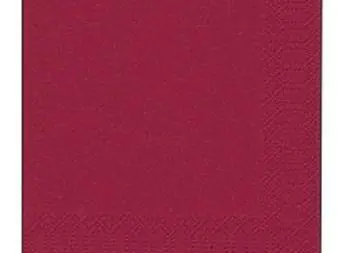 Duni Servietten Bio bordeaux 24 x 24 cm - 20er Pack