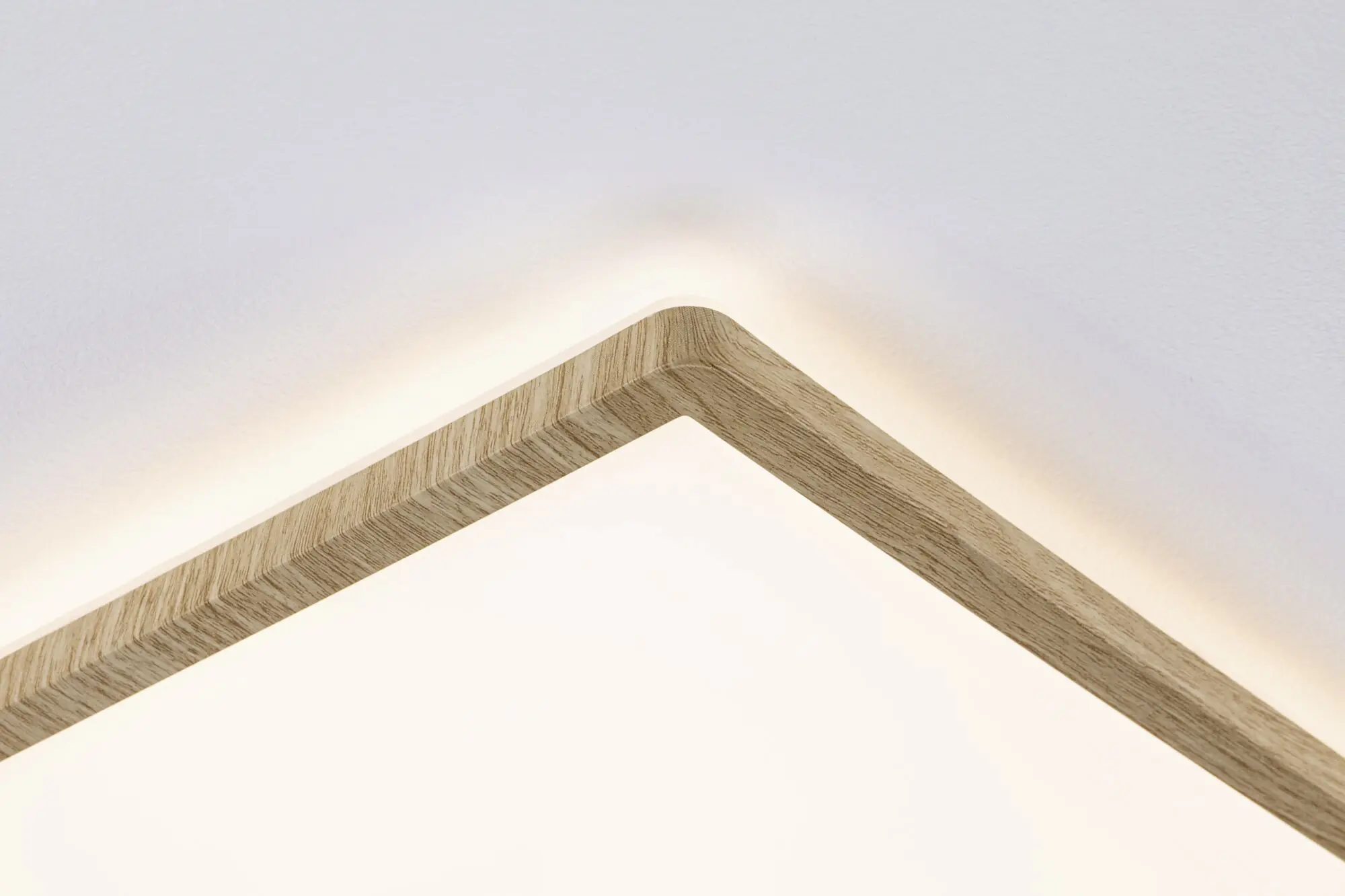 Paulmann LED Deckenleuchte Atria Shine Backlight Holzoptik 29,3x29,3cm