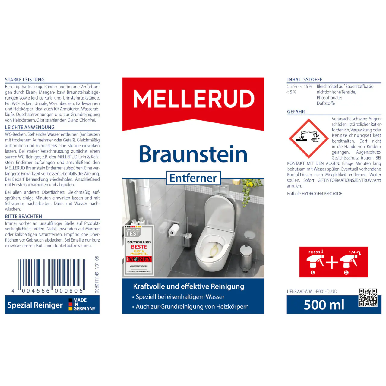 Mellerud Braunstein Entferner 0,5 L