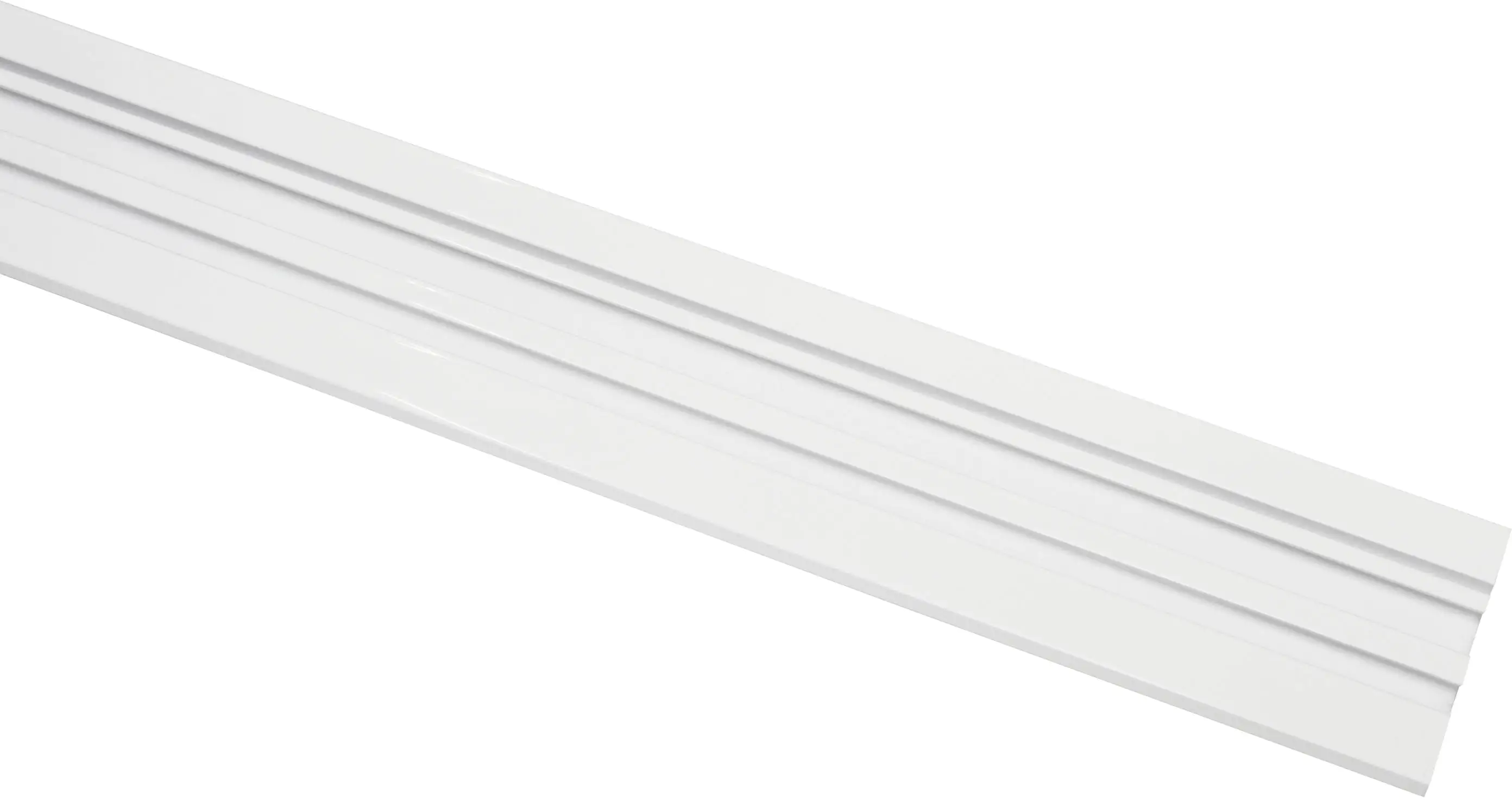 Gardinia Aluminium-Vorhangschiene 2-läufig, weiß, 150 cm