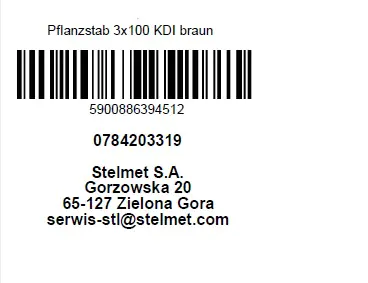 Pflanzstab Kiefer braun 100 x 2,5 x 2,5 cm Pflanzstab Kiefer braun 100 x 2,5 x 2,5 cm