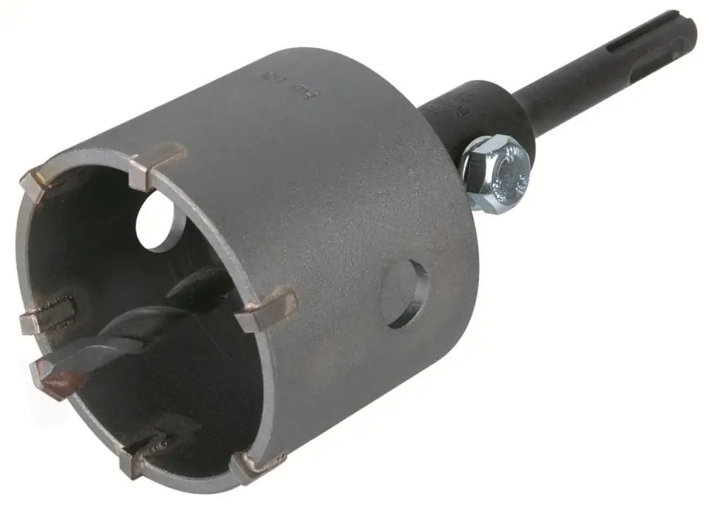 Wolfcraft Hohlbohrkrone Ø 40 mm inkl. SDS Plus Spanndorn Wolfcraft Hohlbohrkrone Ø 40 mm inkl. SDS Plus Spanndorn