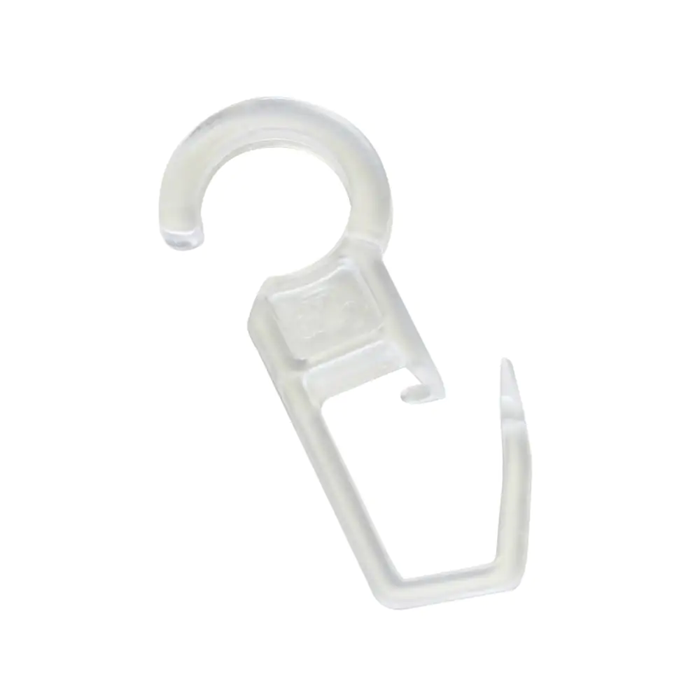 Gardinia Haken Lugano zu Stilgarnitur Ø 28 mm, glasklar, 10 Stück