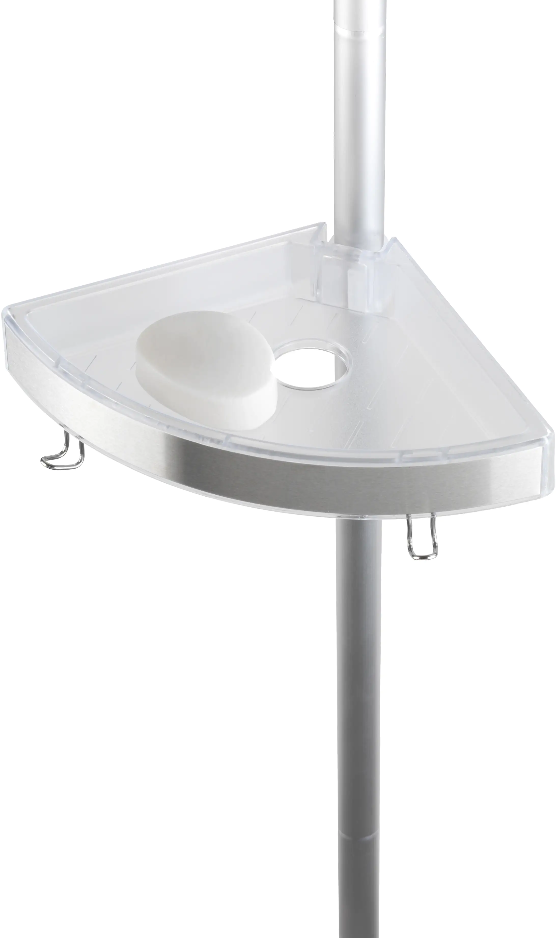 4008838203491_2667499 Wenko Teleskop Duschecke Premium Aluminium, chrom, 3 Ablagen