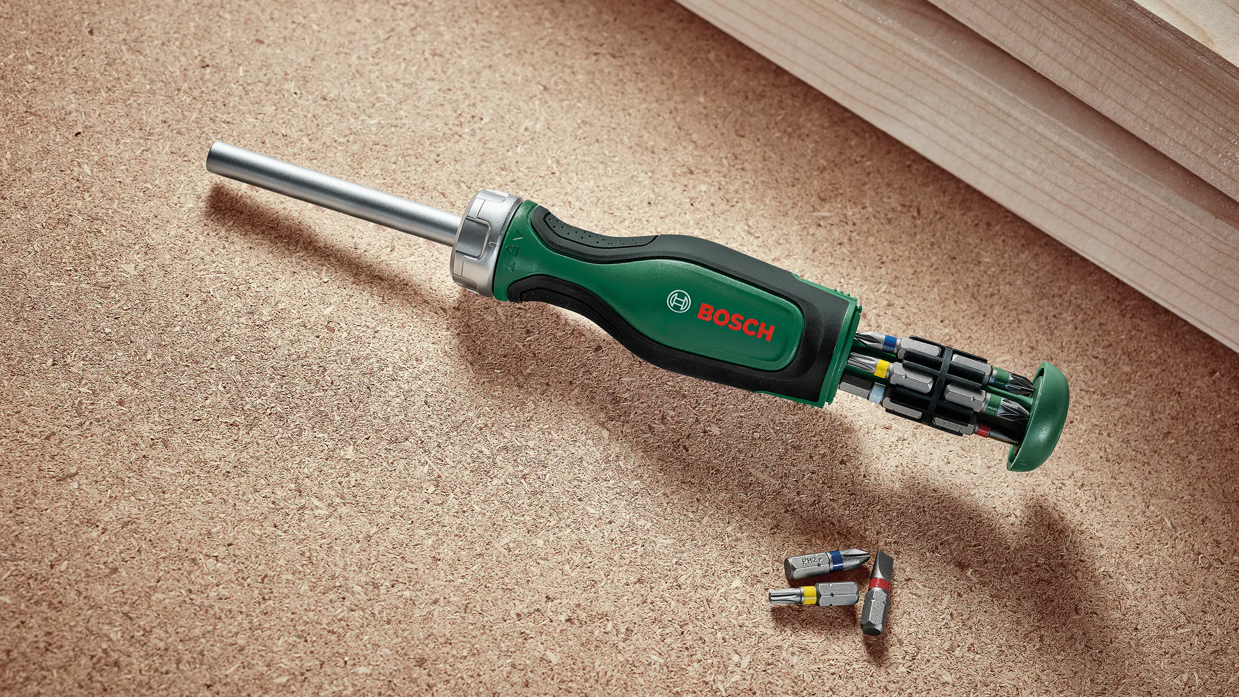 Bosch Ratschenschraubendreher 12-teilig Bosch Ratschenschraubendreher 12-teilig