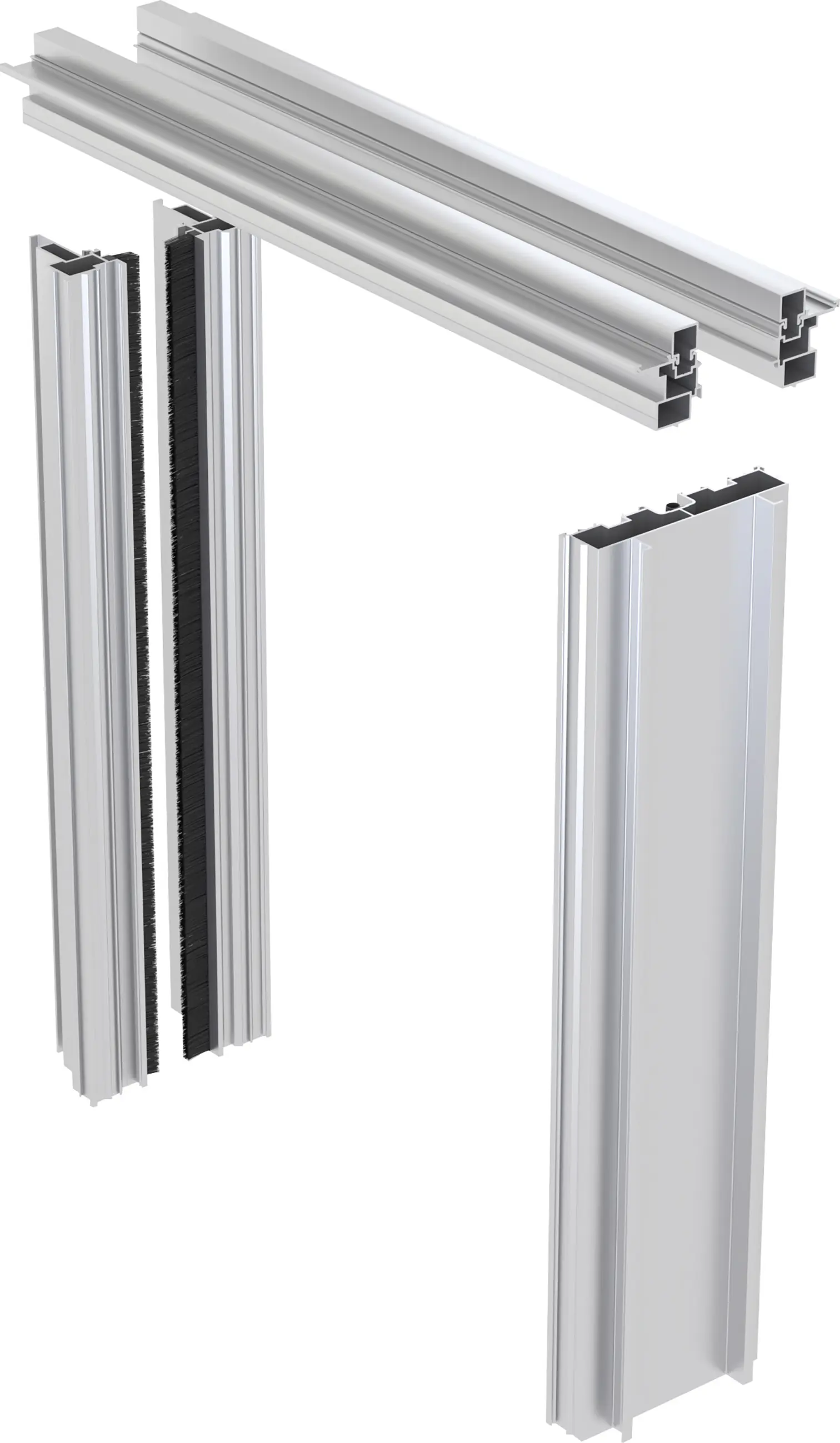 Knauf Aluminium-Spachtellaibung Pocket Kit Easy für Glastürblatt CW 75