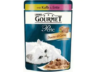 Gourmet Perle Duetto mit Kalb & Ente 85 g Gourmet Perle Duetto mit Kalb & Ente 85 g