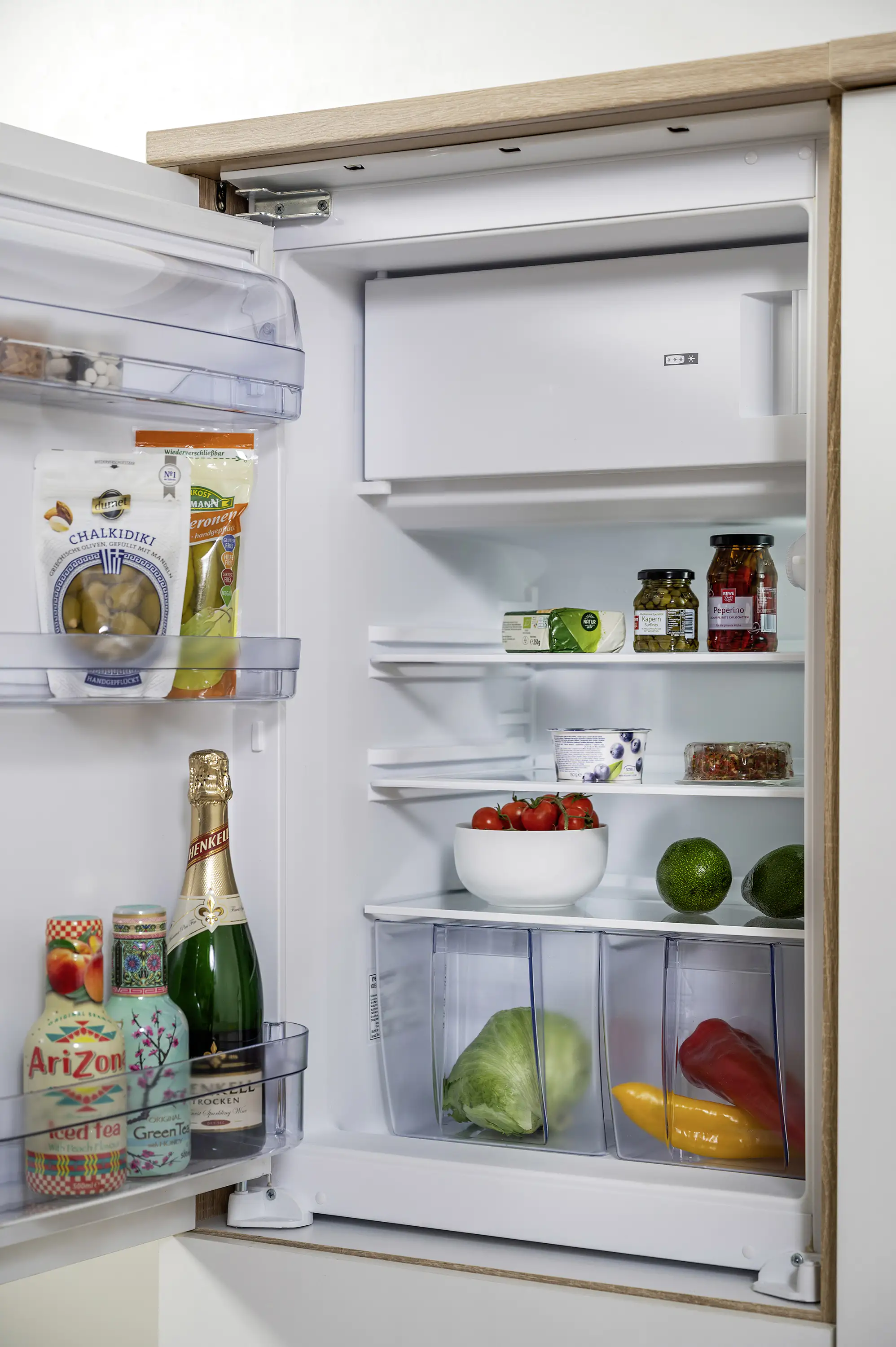 Respekta Economy L-Küchenzeile 310 x 172 cm grau, Eiche Sonoma, KBL310ESGS