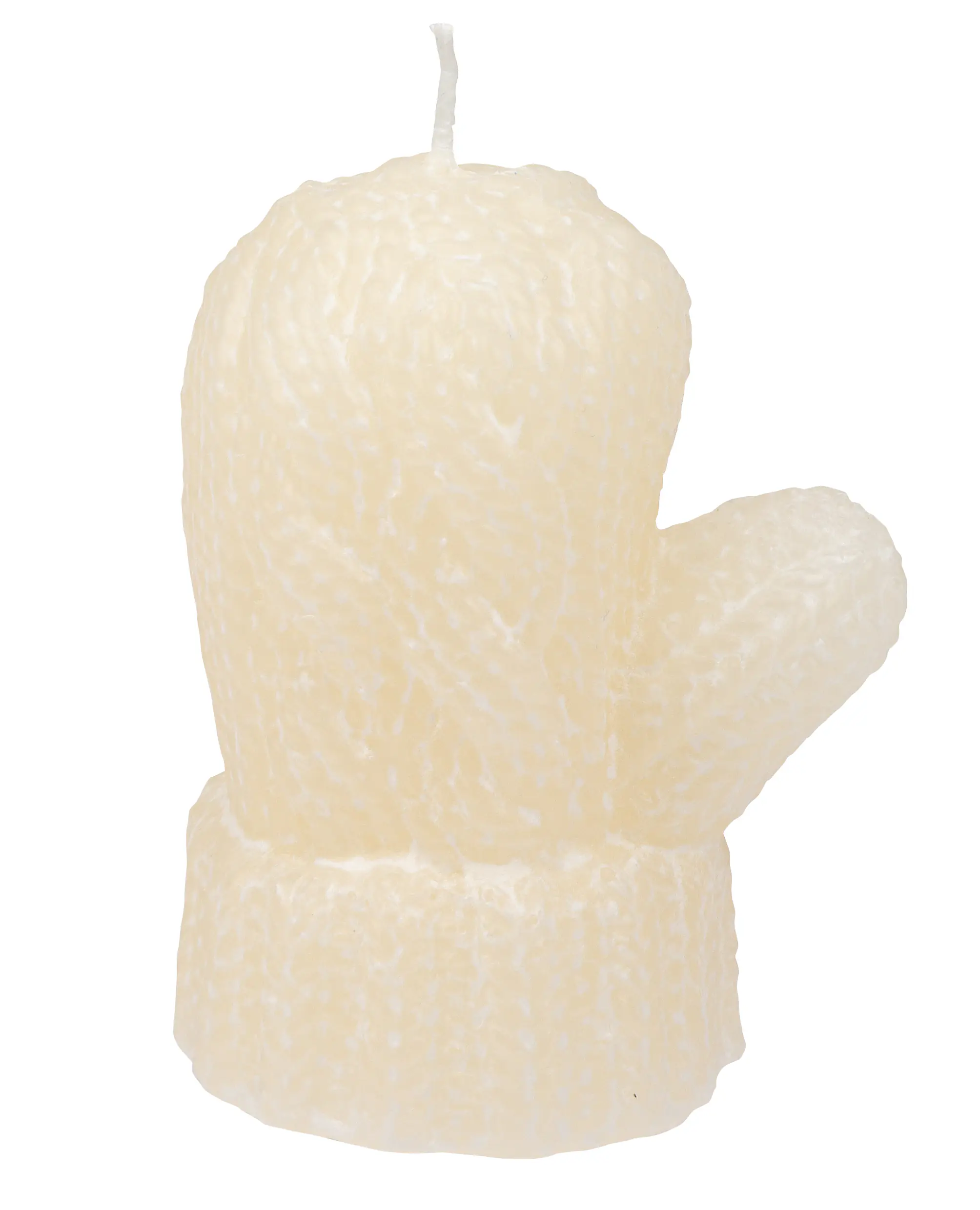 Steinhart Figurenkerze Handschuh 6,5 x 10 cm champagner 