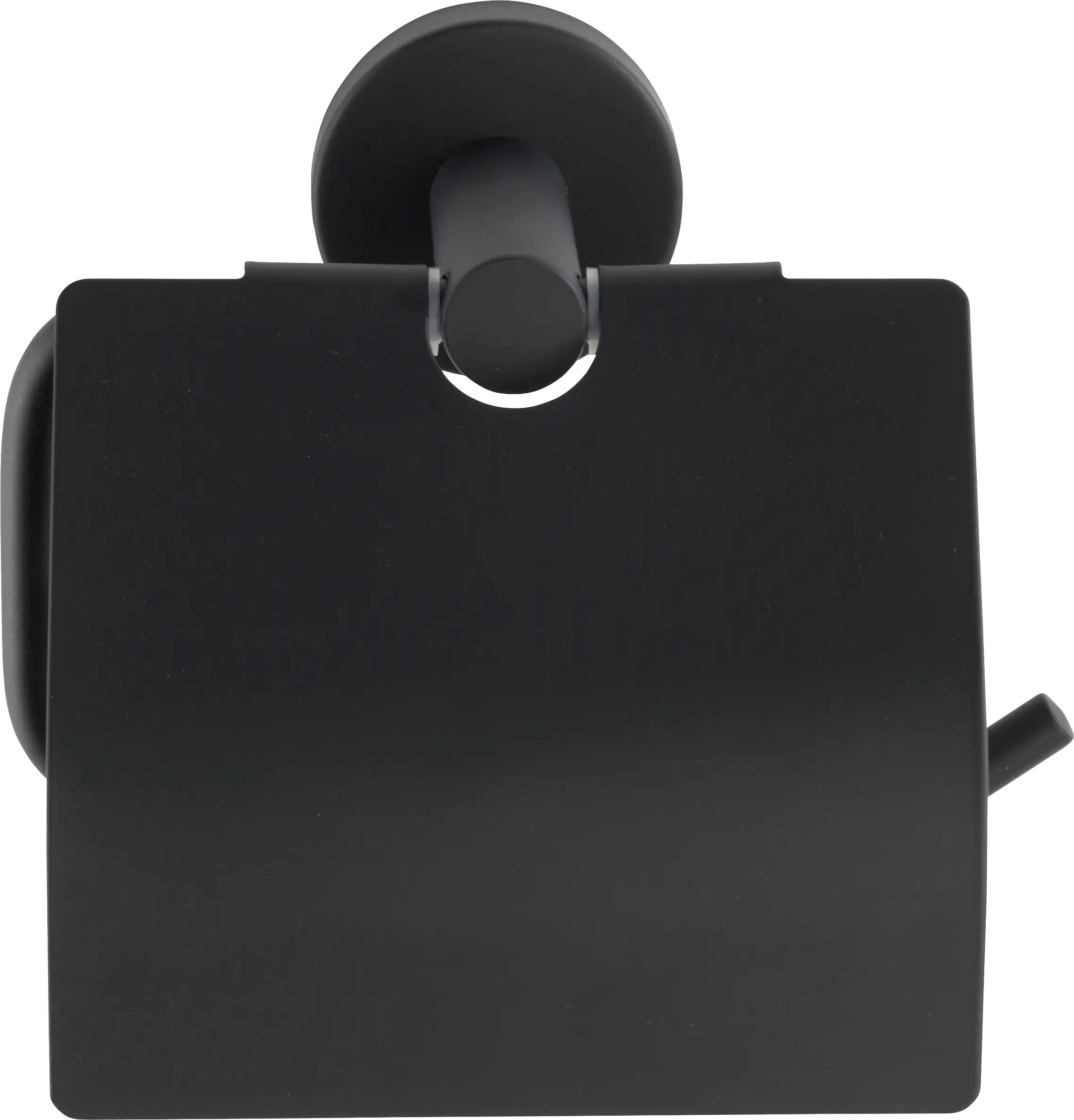 Wenko Papierrollenhalter Bosio Black matt mit Deckel Wenko Papierrollenhalter Bosio Black matt mit Deckel