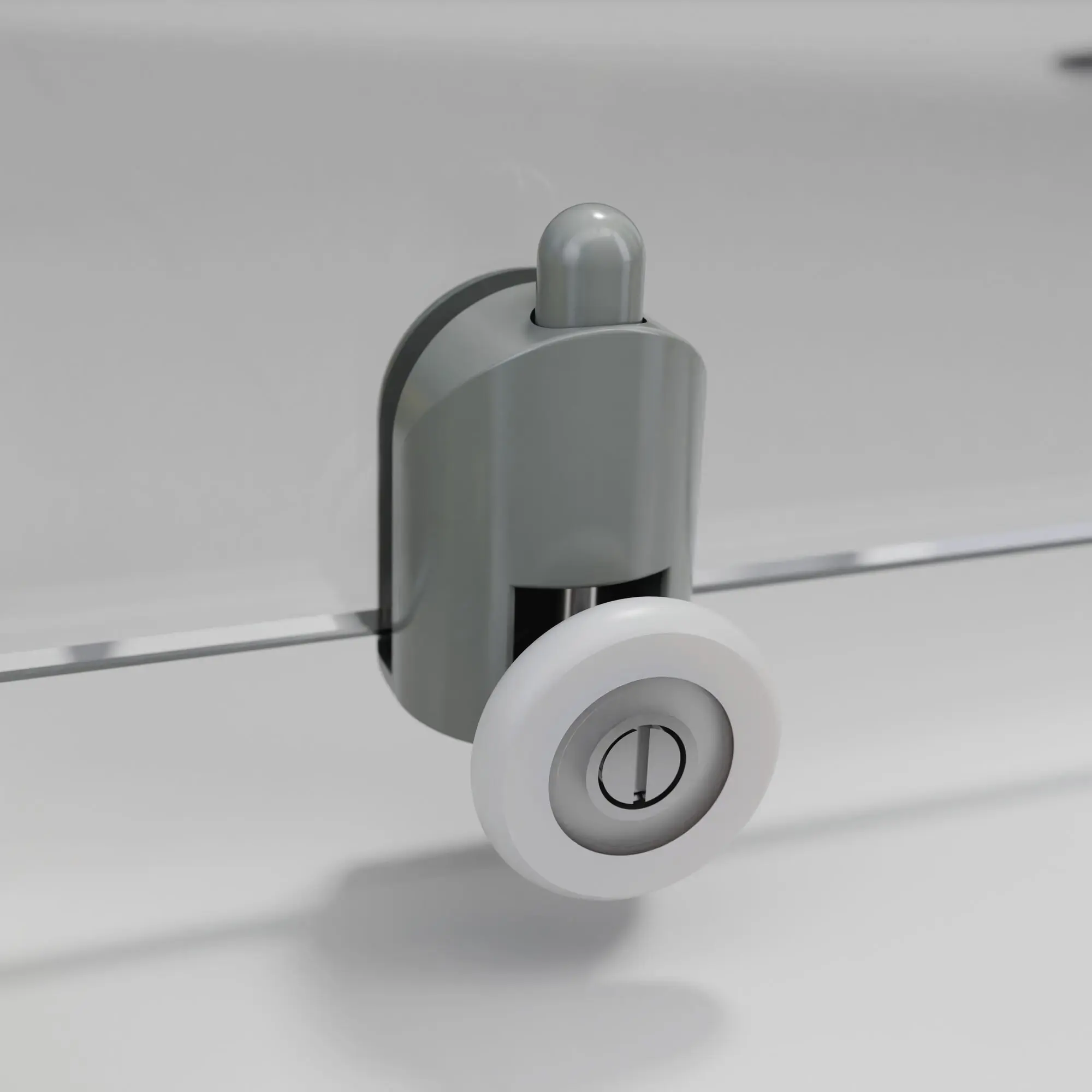 Schulte Eckdusche mit Schiebetüren Sunny 90 x 180 cm Gunmetal Klar hell