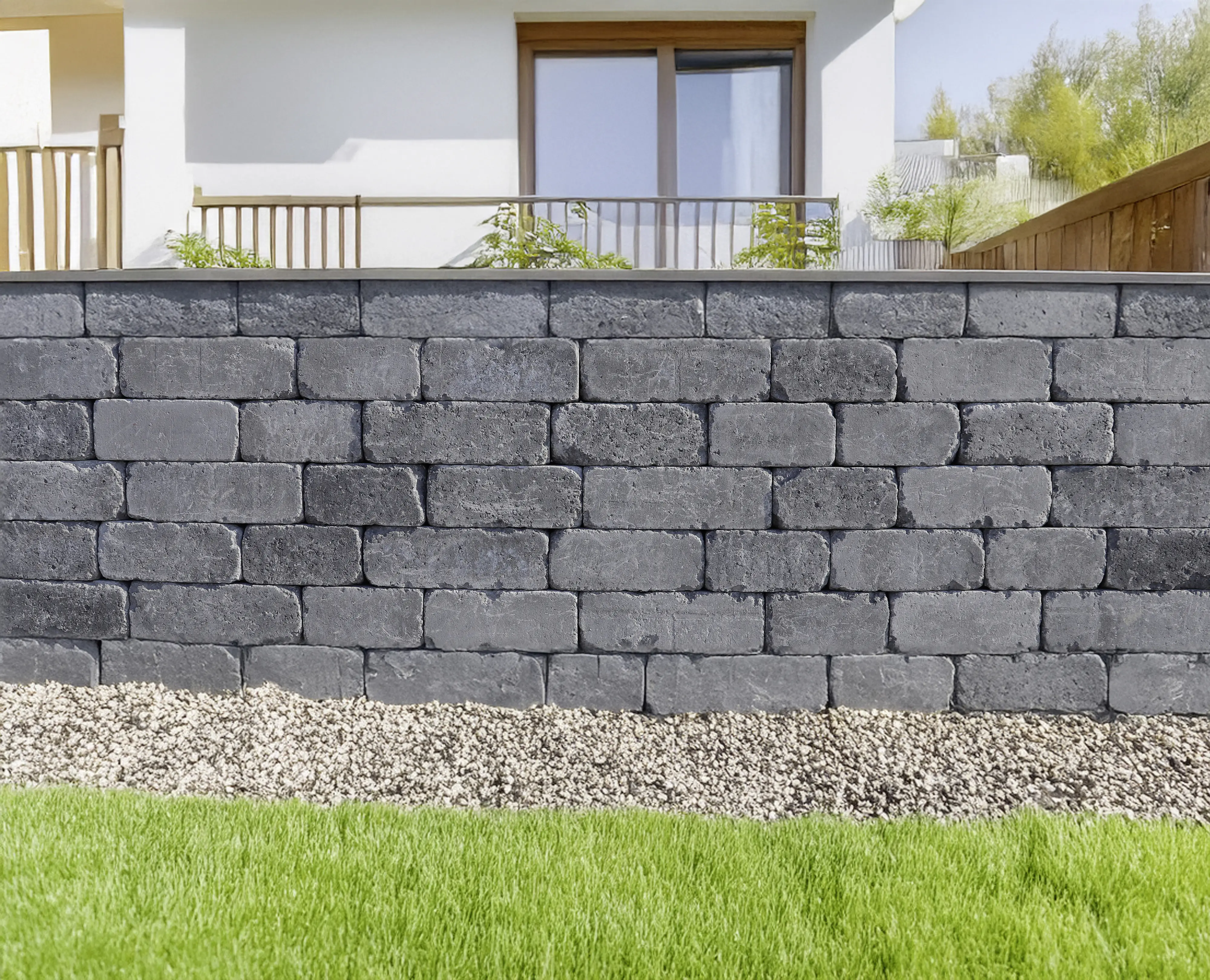 EHL Mauerstein Verona Antik Light 24 x 14 x 12 cm basalt-anthrazit