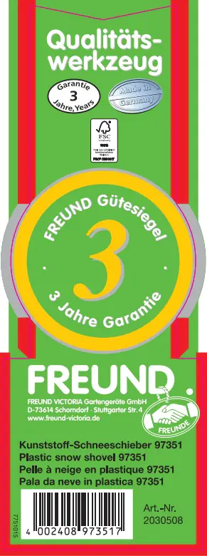 Freund Victoria Schneeschieber 53 cm