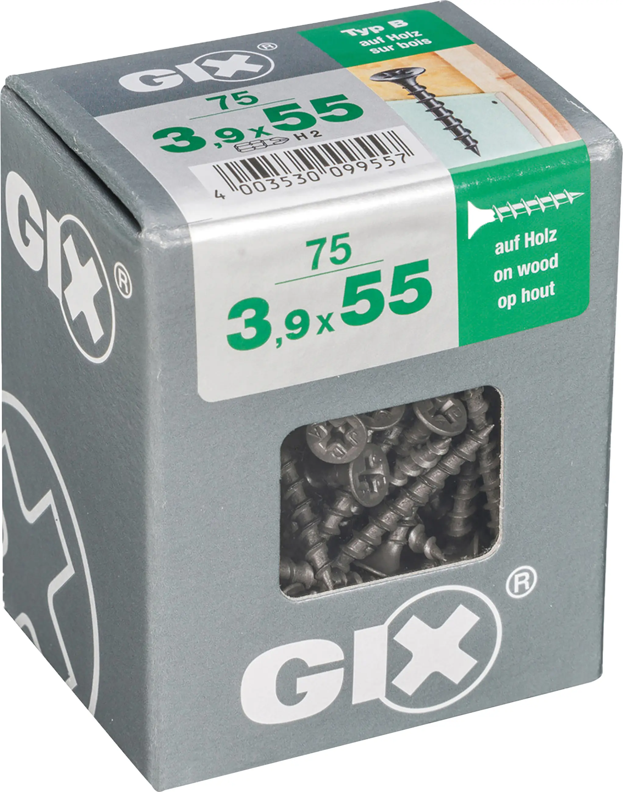 Spax Schnellbauschrauben 3,9 x 55 mm H2 Vollgewinde - 75 Stk.