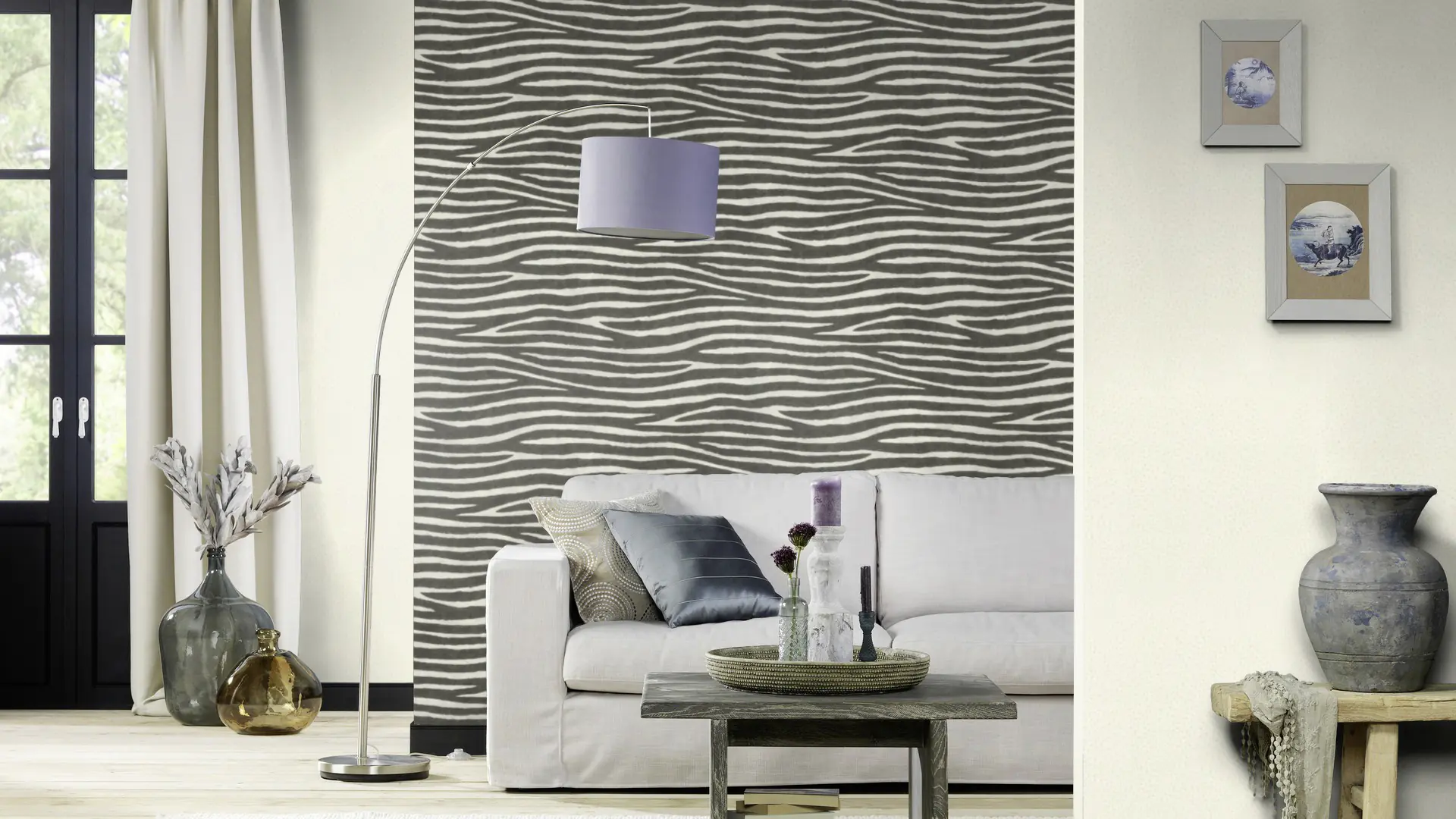 Rasch Vliestapete 751536 Weiß-Cremeweiß Muster & Motive 10,05 m x 0,53 m