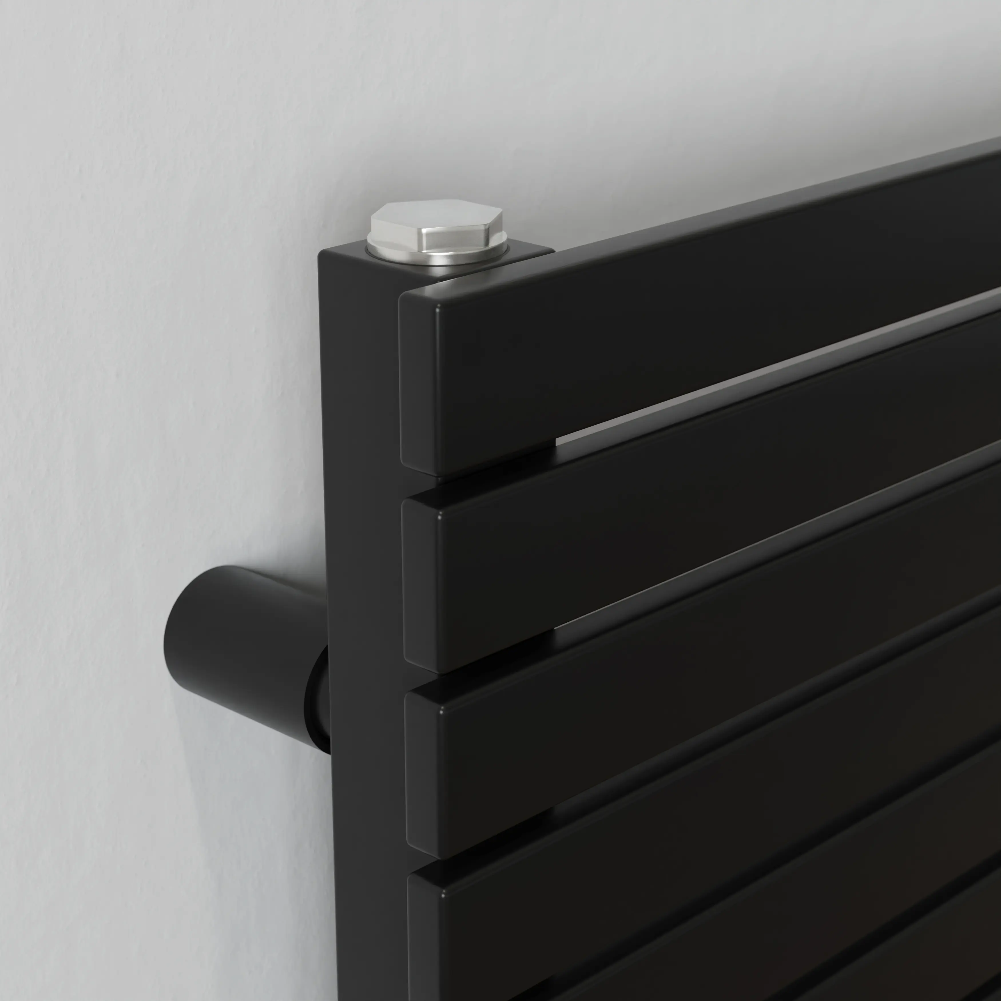 Ximax Handtuchheizkörper P2 Slim 76,5 x 60 cm 488 Watt schwarz matt