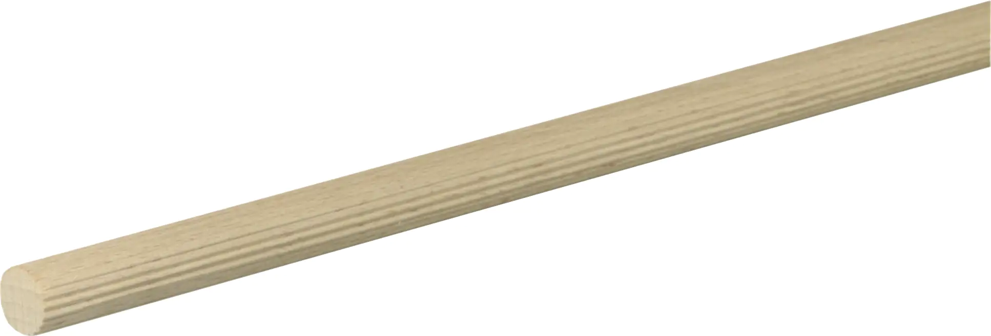 FN Neuhofer Rundstab gerillt 100 cm 16 x 16 mm Buche