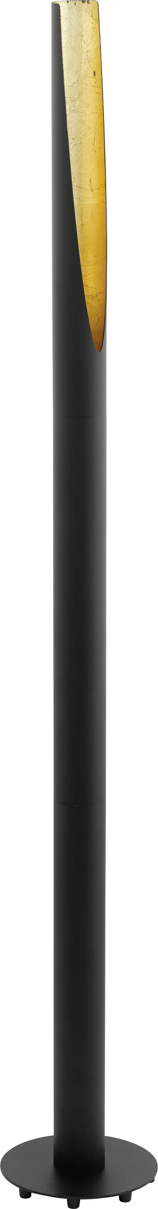 Eglo Stehleuchte Barbotto 137 x 6 cm GU10, schwarz-gold