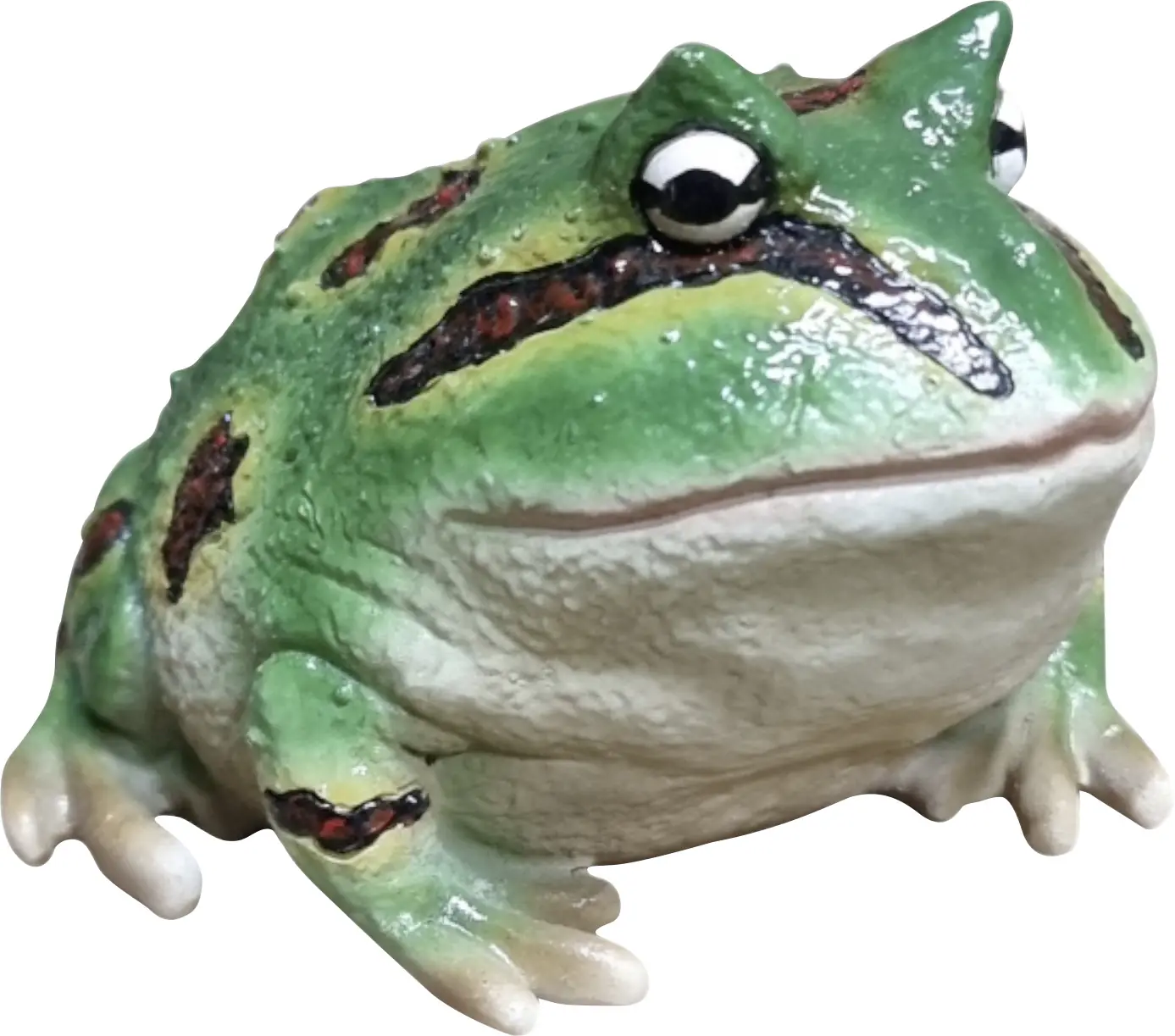 Dekofigur Frosch klein 7 x 9,5 x 10 cm grün