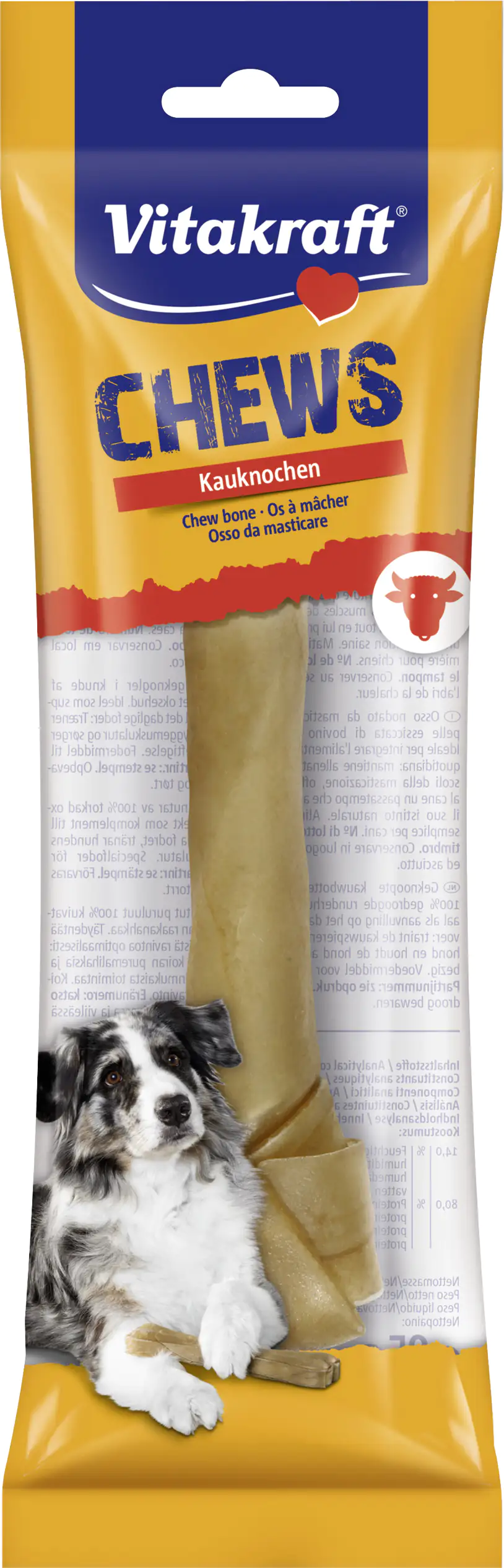 Vitakraft Chews Kaustangen geknotet 21 cm 1 Stück / 95 g Vitakraft Chews Kaustangen geknotet 21 cm 1 Stück / 95 g