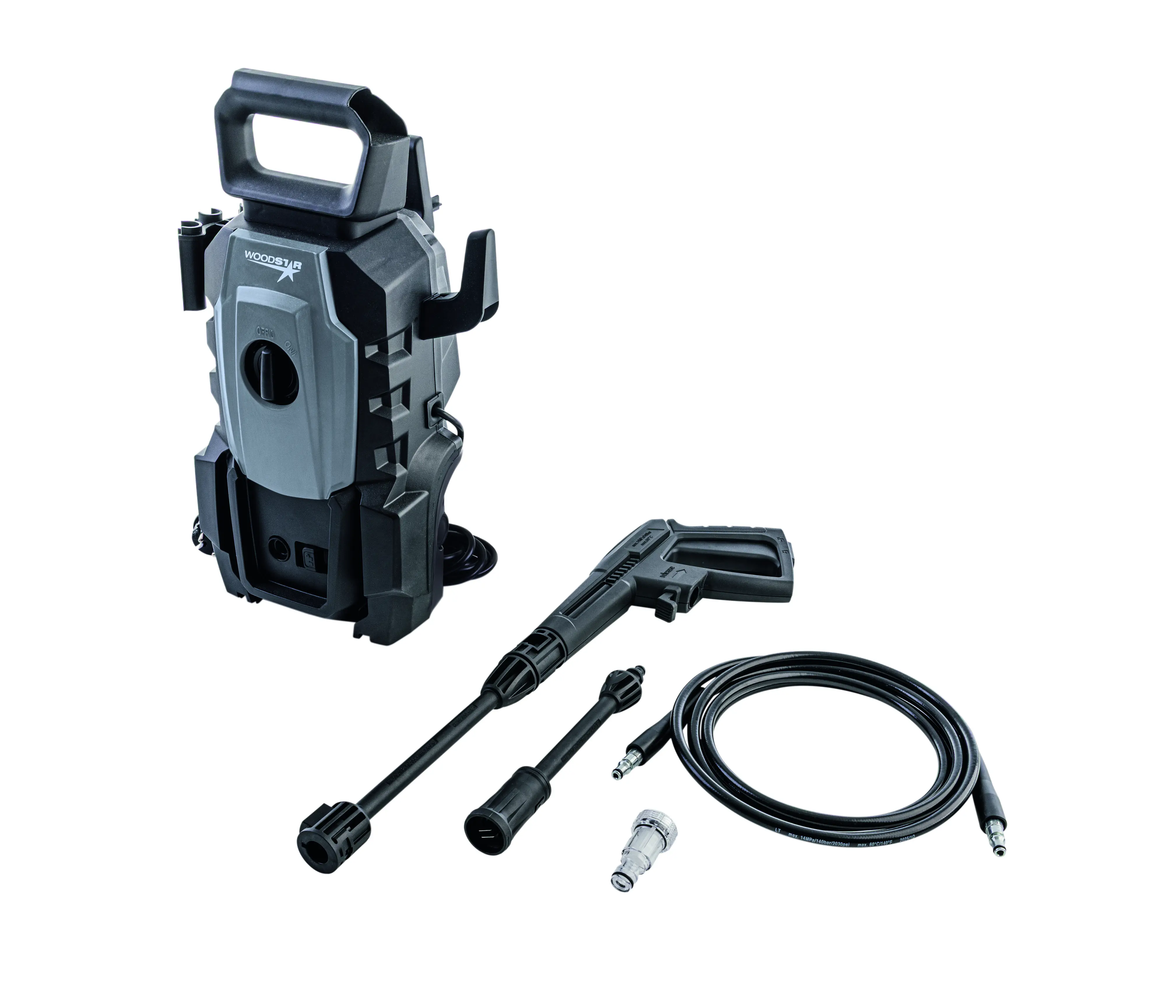 Woodster Hochdruckreiniger PRW14 1400 W 110 bar 390 l/h