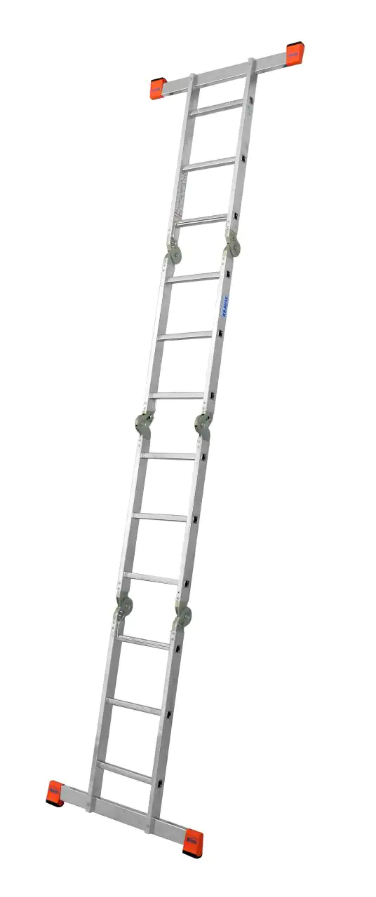 Krause Aluminium-Gelenkleiter MONTO MultiMatic mit Plattform 4,40 m
