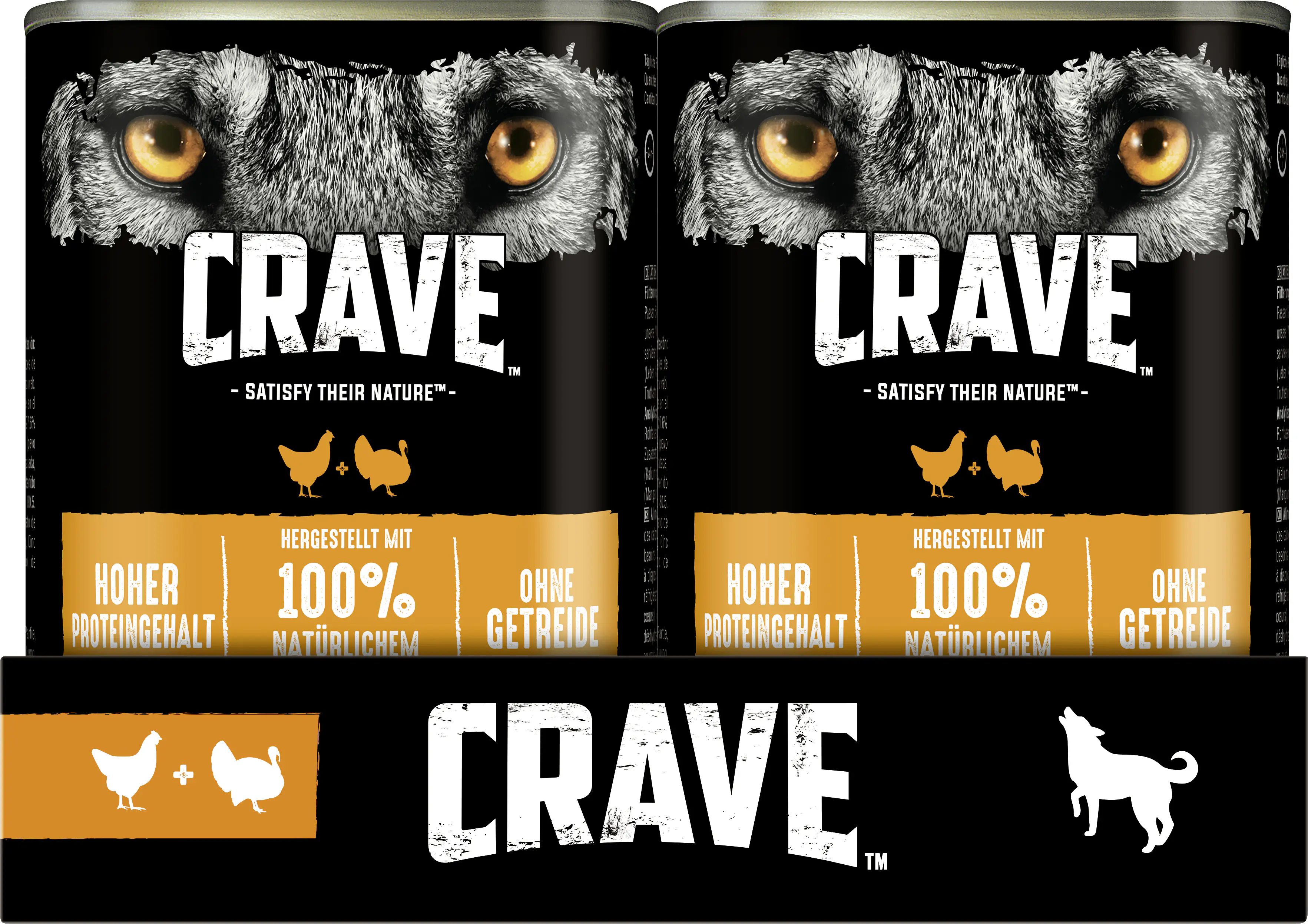 Crave Adult mit Huhn und Truthahn Hundefutter 400 g