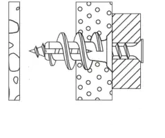 Fischer Gipskartondübel GK S 22 mm - 5 Stück Fischer Gipskartondübel GK S 22 mm - 5 Stück