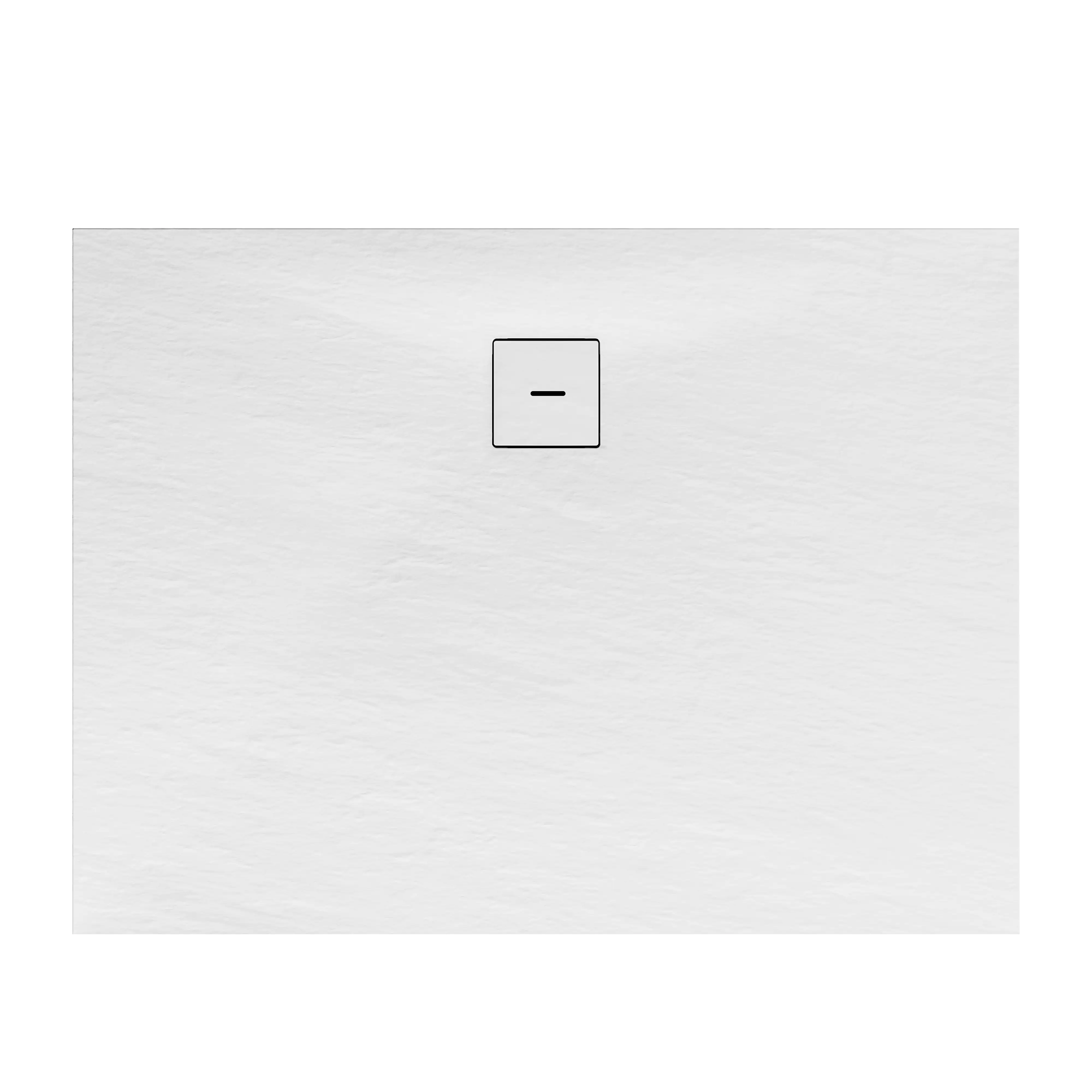 Schulte Duschwanne Steinstruktur 75 x 140 cm weiß