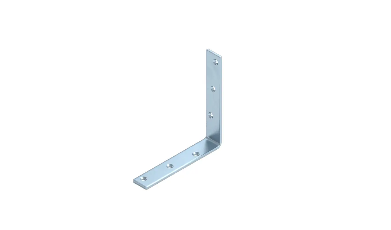 TrendLine Stuhlwinkel Stahl 125 x 125 mm verzinkt
