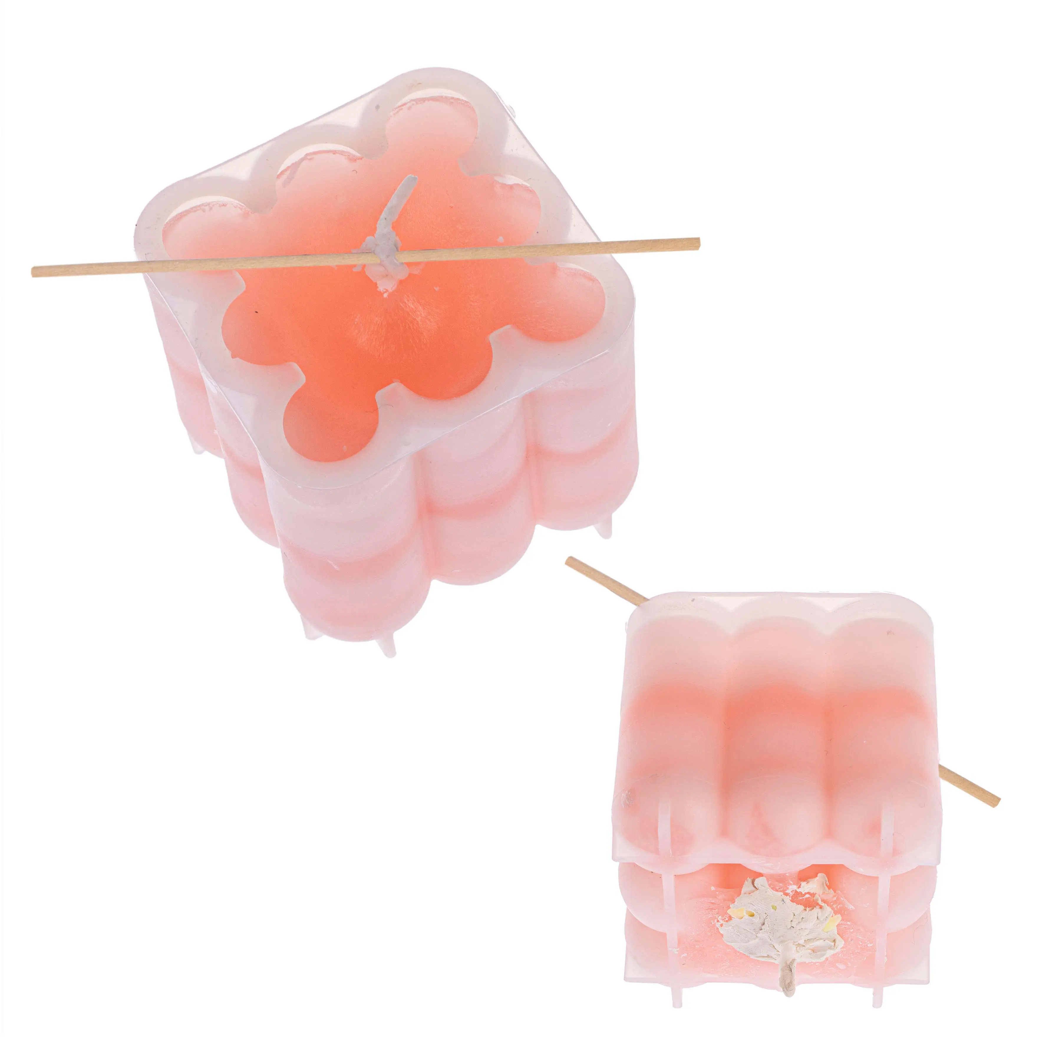 Glorex Kerzengießform aus Silikon Bubble 6 x 5,5 cm