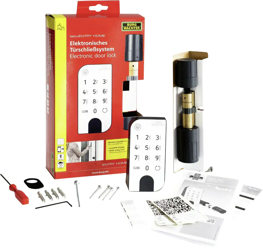 Burg Wächter elektronisches Türschloss TSE Entry Home 5001 mit Pincode Burg Wächter elektronisches Türschloss TSE Entry Home 5001 mit Pincode
