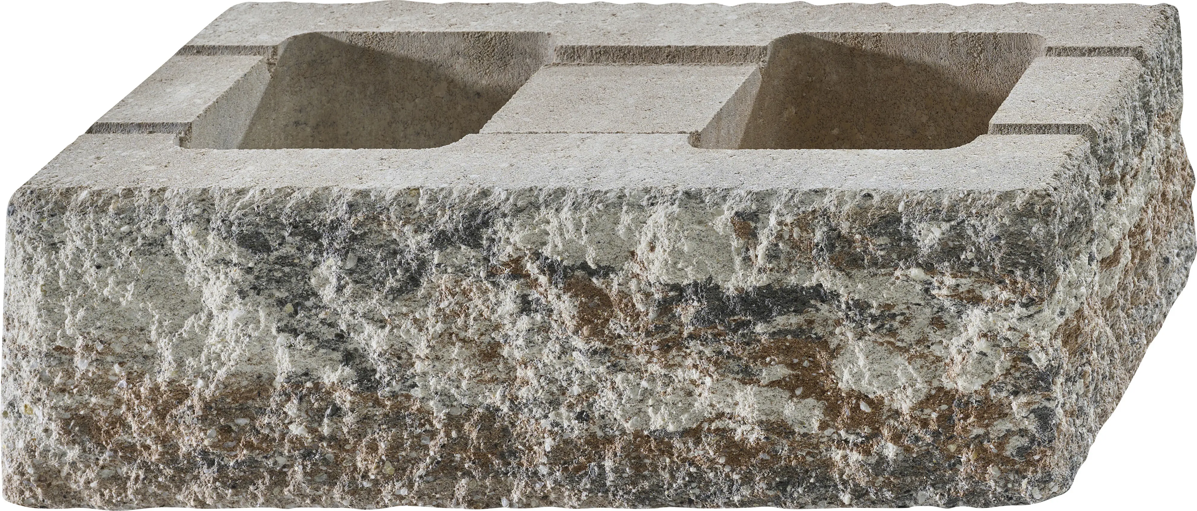 Kann Mauerstein Bruchstein-Endelement 50 x 25 x 15 cm jura