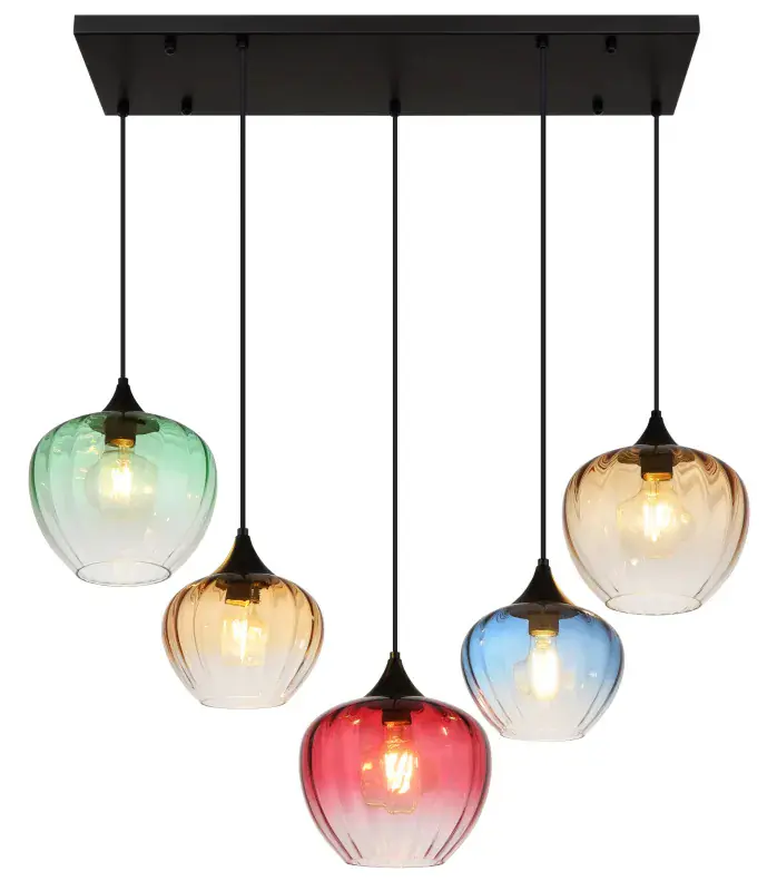 Globo Hängeleuchte Sander 86 x 120 cm (L x B x H) bunt matt