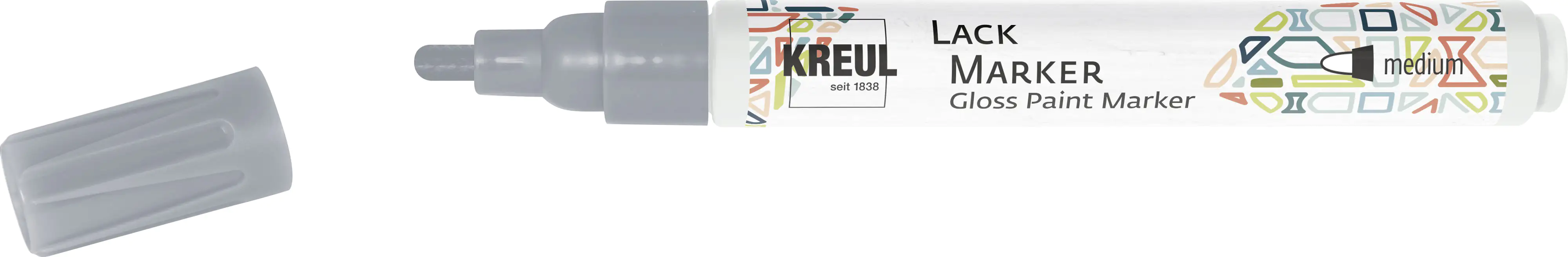 Kreul Lack Marker medium silber 2 - 4 mm