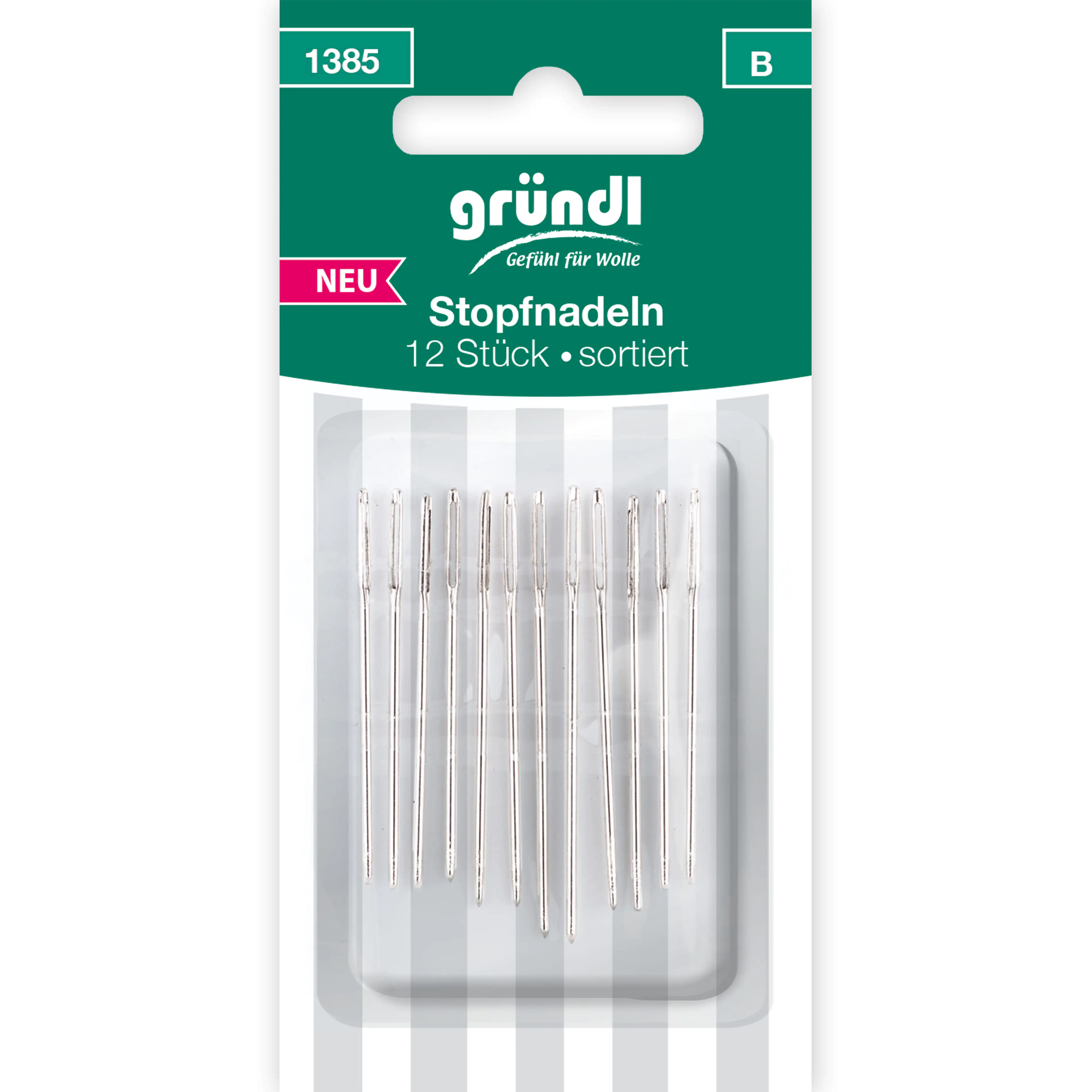 Gründl Stopfnadeln sortiert 12 Stück