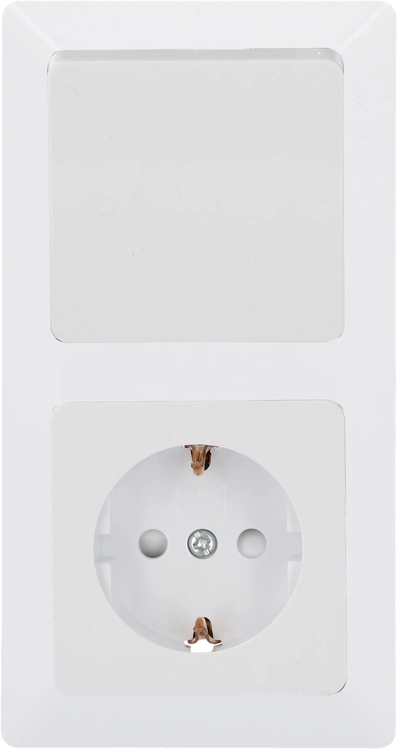 Unitec Steckdose LeMans ultraweiß mit Berührungsschutz