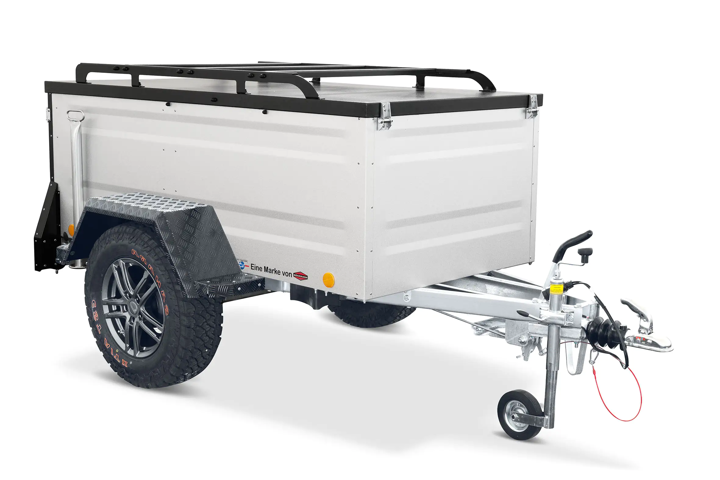 TPV Kofferanhänger KT-EB2 Offroad gebremst 1000 kg mit Radstoßdämpfern