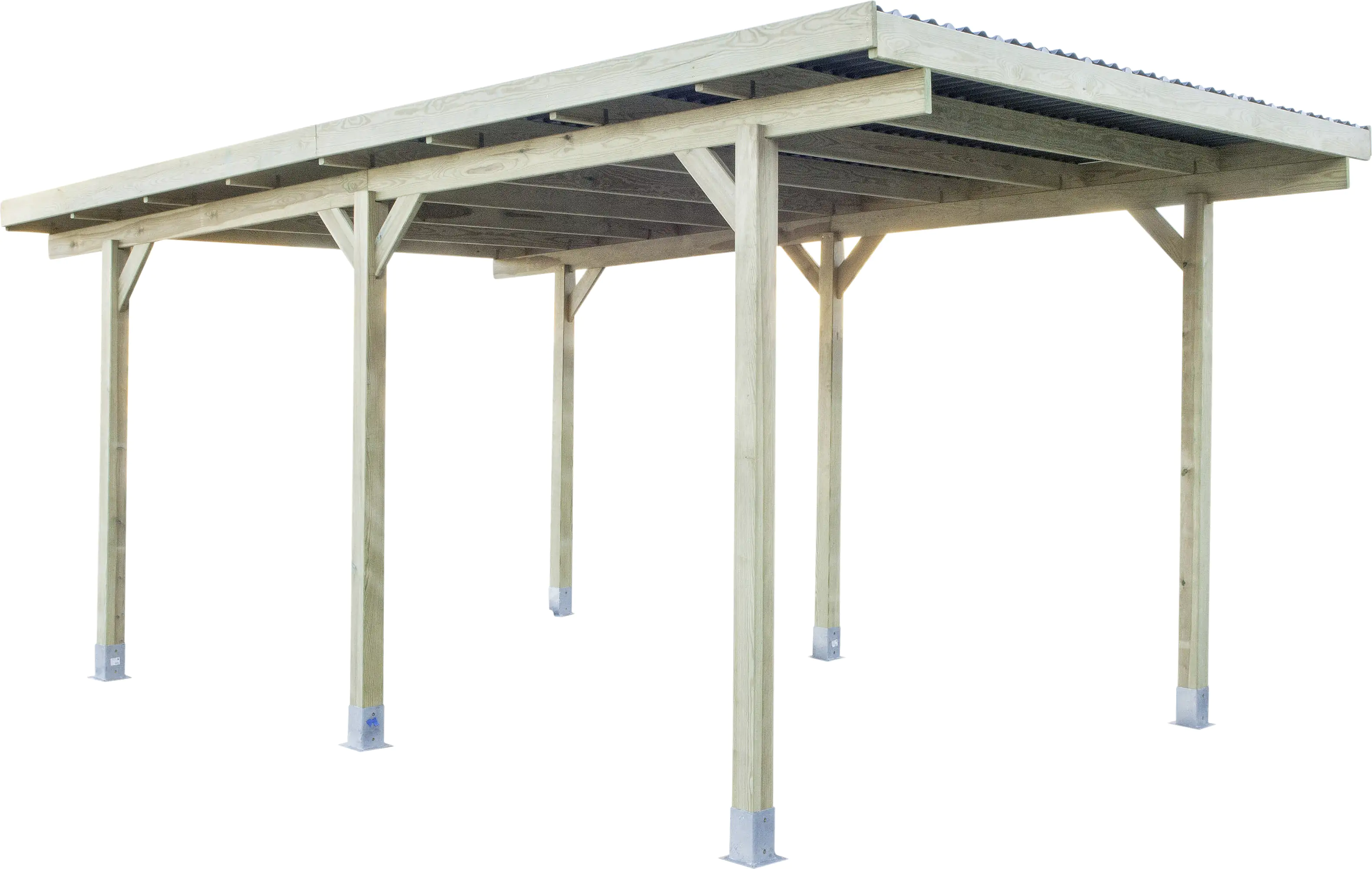 Einzelcarport Classic 500 x 304 x 236 cm, kesseldruckimprägniert Einzelcarport Classic 500 x 304 x 236 cm, kesseldruckimprägniert